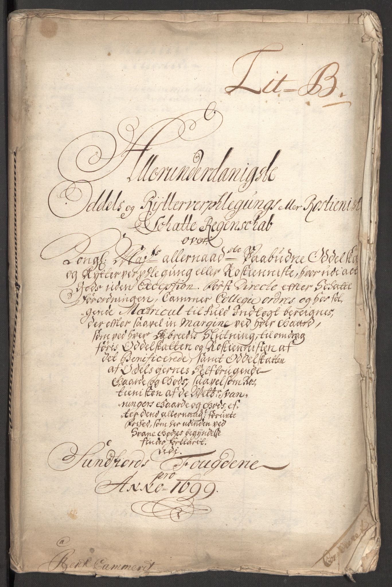 Rentekammeret inntil 1814, Reviderte regnskaper, Fogderegnskap, AV/RA-EA-4092/R53/L3424: Fogderegnskap Sunn- og Nordfjord, 1699, s. 68