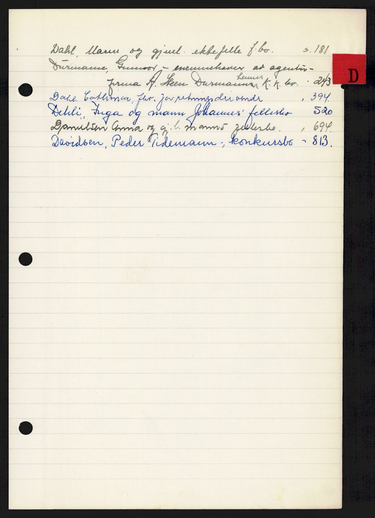 Oslo skifterett, AV/SAO-A-10383/H/Hd/Hdc/L0051: Skifteutlodningsprotokoll - avd. II, 1956-1957