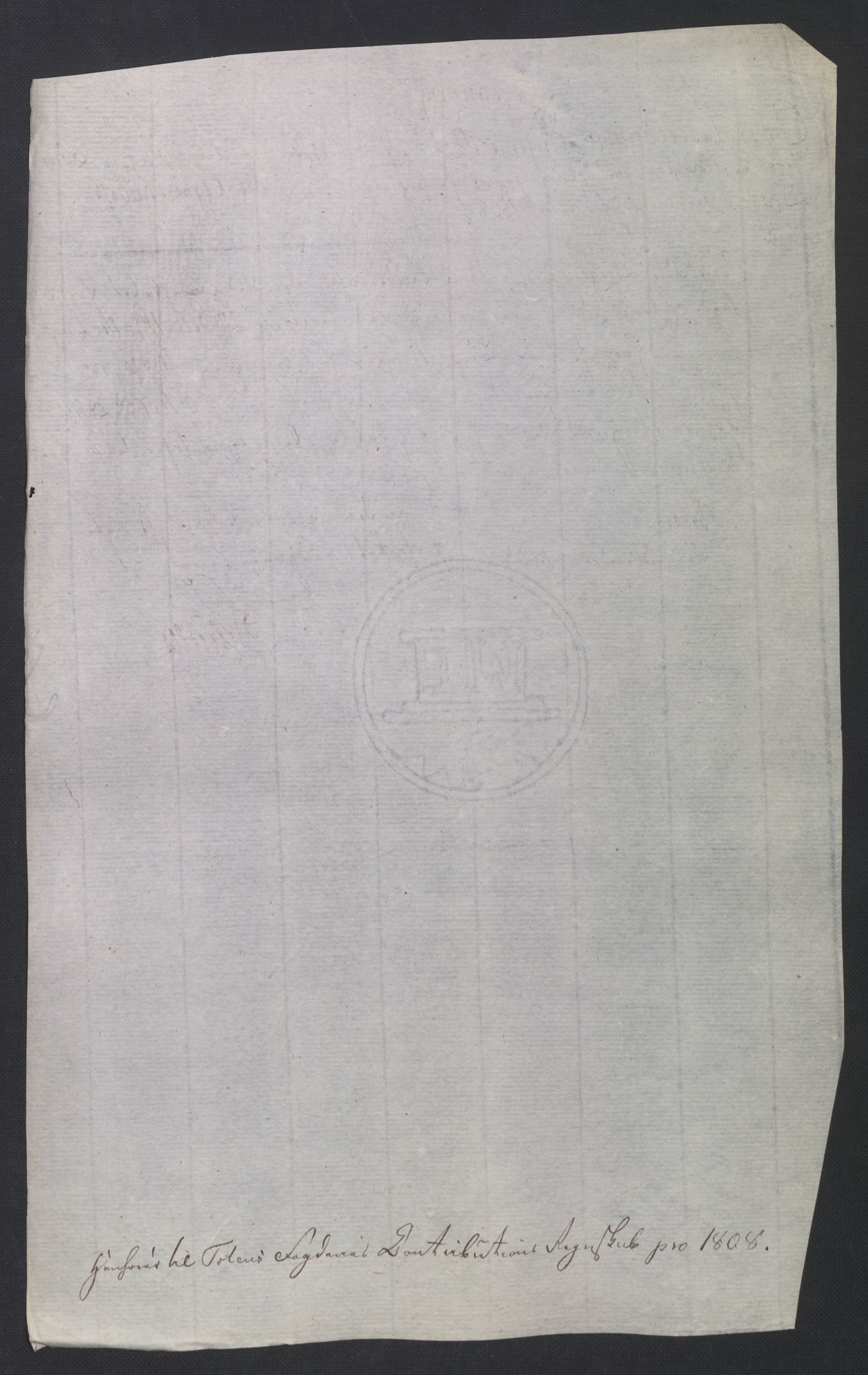 Rentekammeret inntil 1814, Reviderte regnskaper, Fogderegnskap, RA/EA-4092/R19/L1396: Fogderegnskap Toten, Hadeland og Vardal, 1808, s. 439