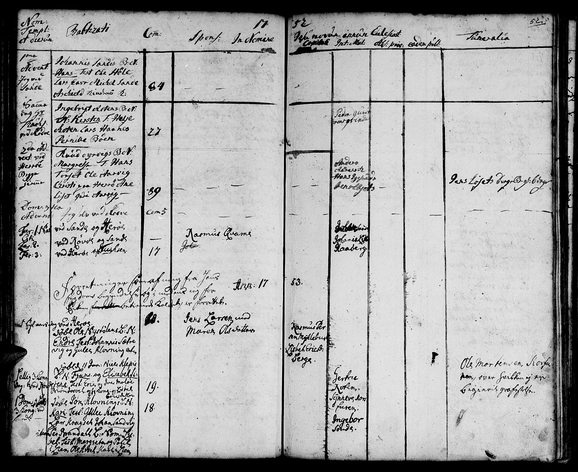 Ministerialprotokoller, klokkerbøker og fødselsregistre - Møre og Romsdal, AV/SAT-A-1454/507/L0066: Ministerialbok nr. 507A01, 1731-1766, s. 52