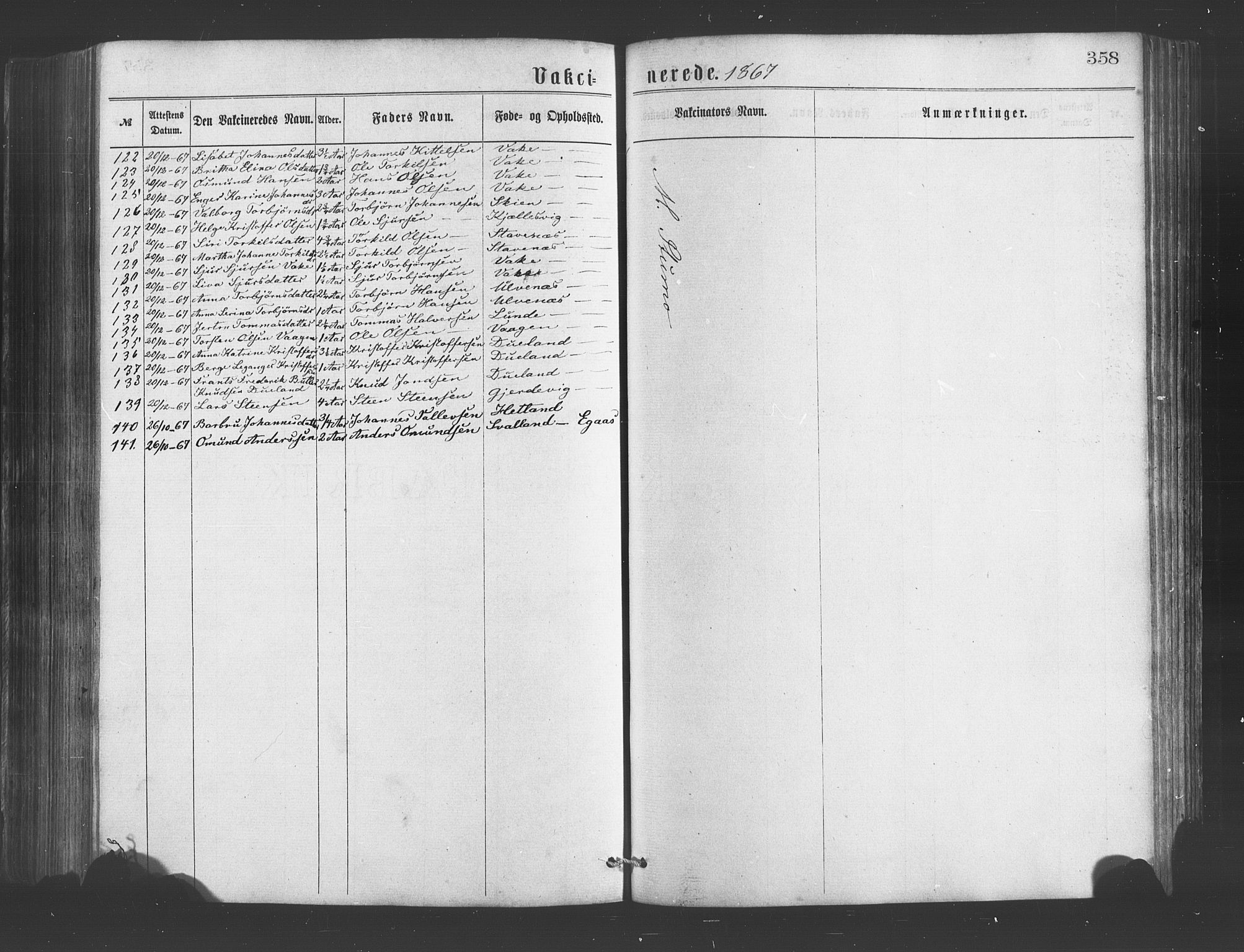 Fjelberg sokneprestembete, AV/SAB-A-75201/H/Haa: Ministerialbok nr. A 8, 1866-1879, s. 358