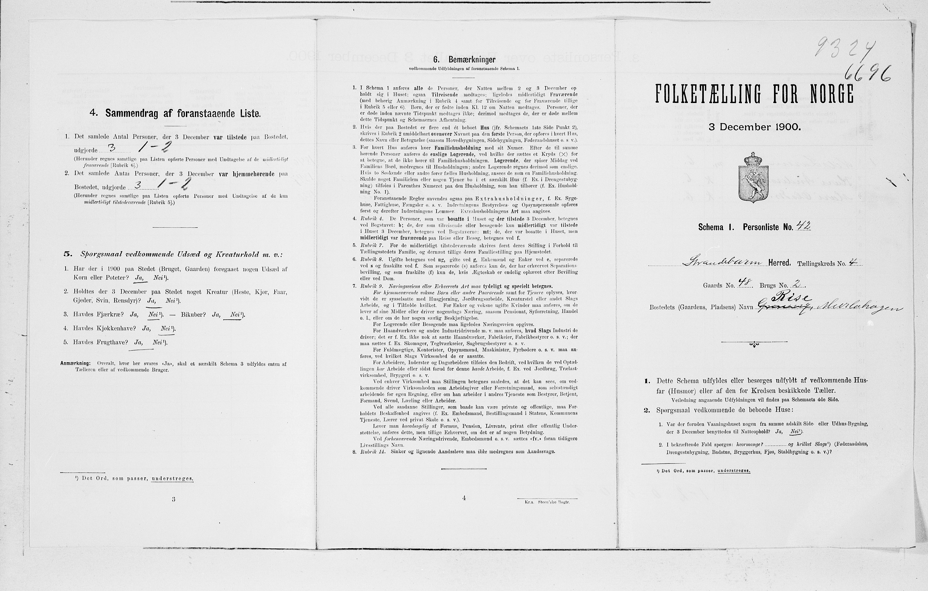 SAB, Folketelling 1900 for 1226 Strandebarm og Varaldsøy herred, 1900, s. 474