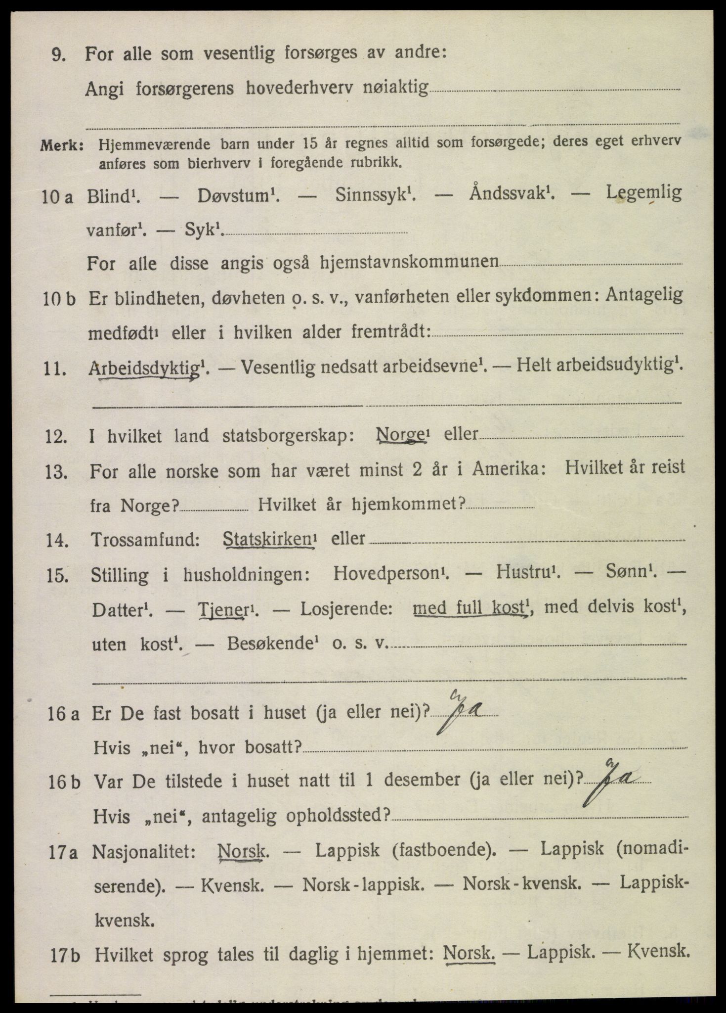 SAT, Folketelling 1920 for 1731 Sparbu herred, 1920, s. 2056