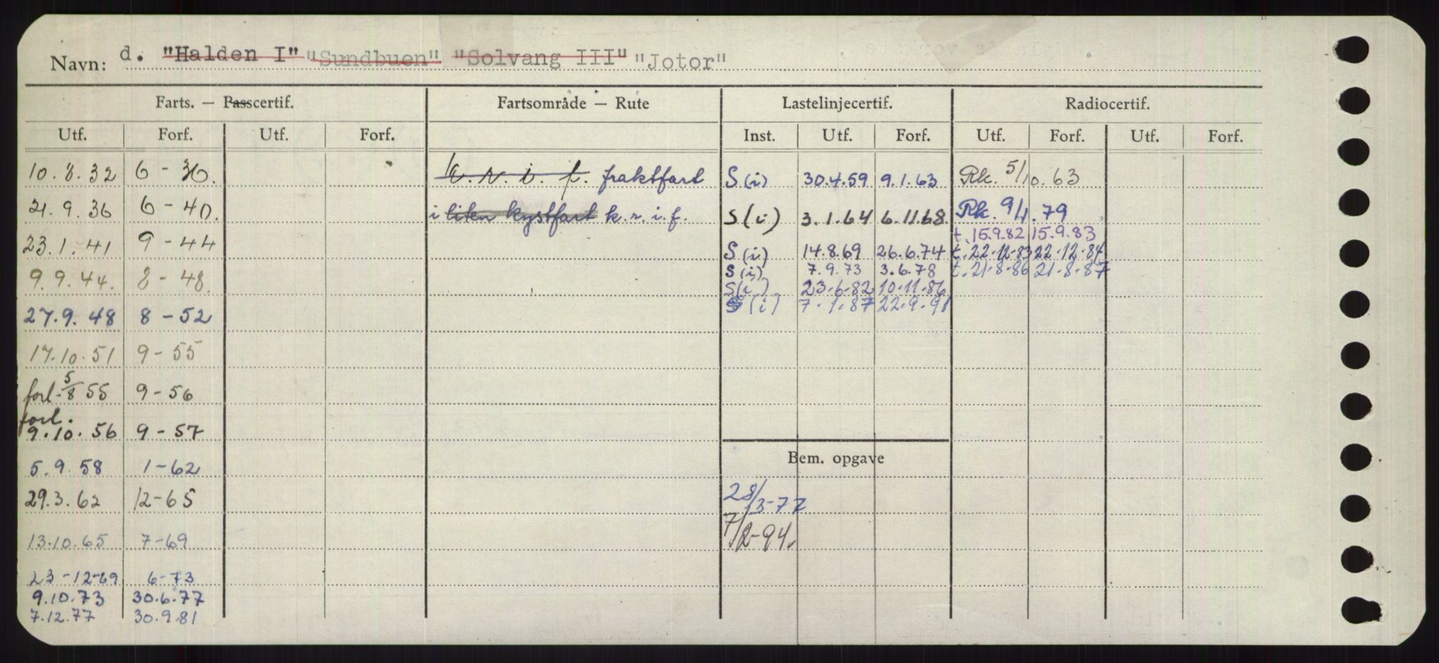 Sjøfartsdirektoratet med forløpere, Skipsmålingen, RA/S-1627/H/Ha/L0003/0001: Fartøy, Hilm-Mar / Fartøy, Hilm-Kol, s. 564