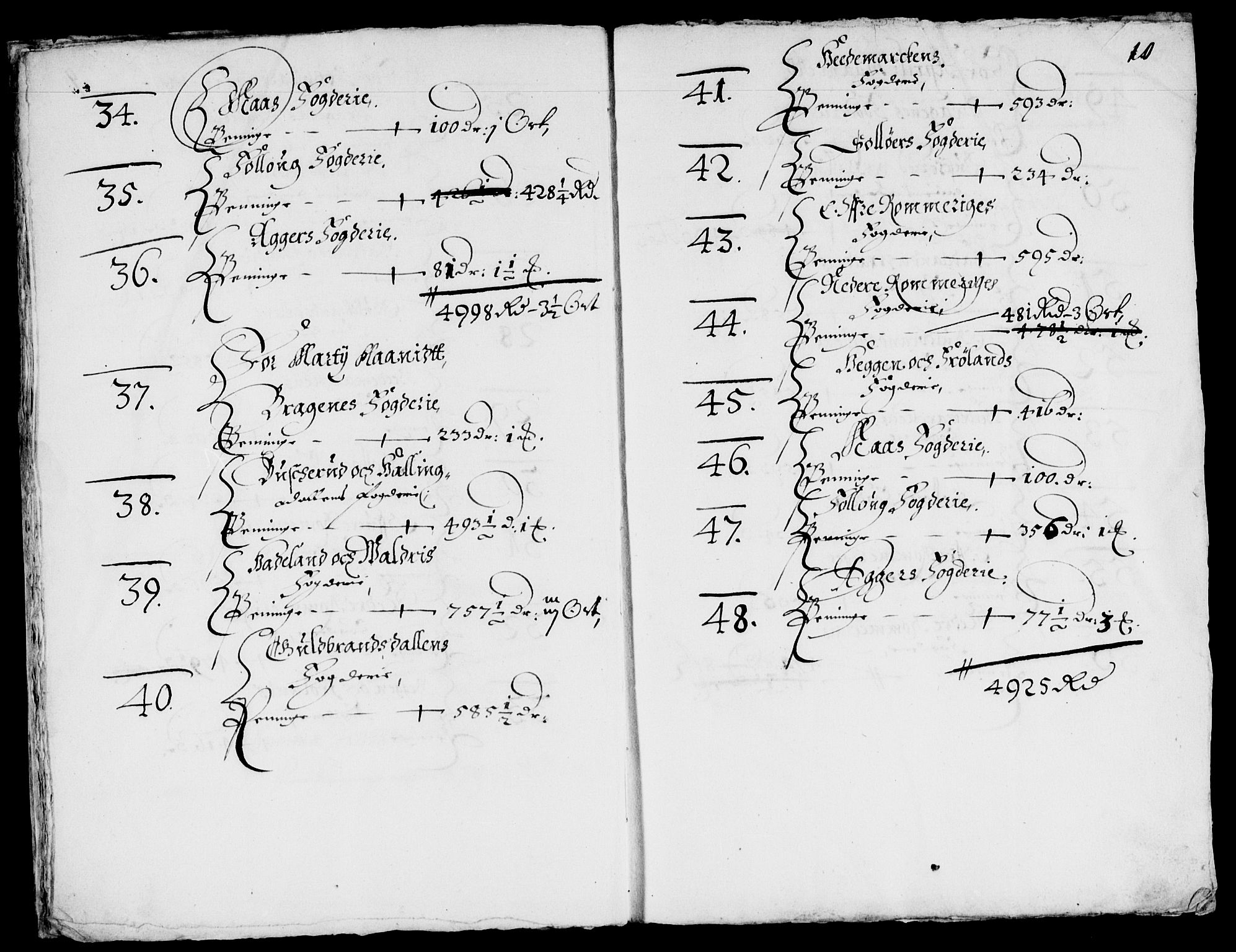 Rentekammeret inntil 1814, Reviderte regnskaper, Lensregnskaper, AV/RA-EA-5023/R/Rb/Rba/L0182: Akershus len, 1643-1645