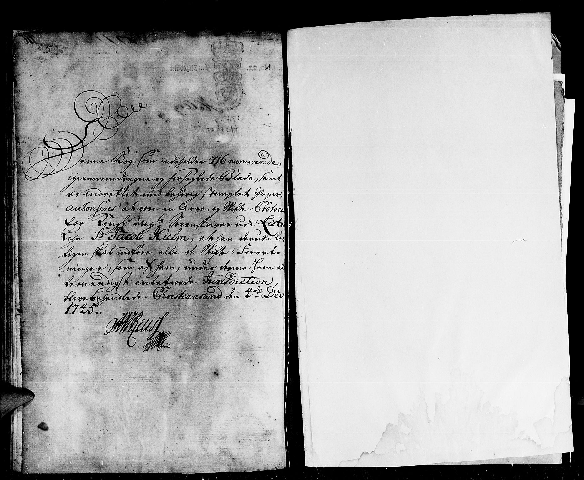 Lister sorenskriveri, AV/SAK-1221-0003/H/Hc/L0030: Skifteprotokoll nr 29 med register, 1746-1748, s. 716b-717a