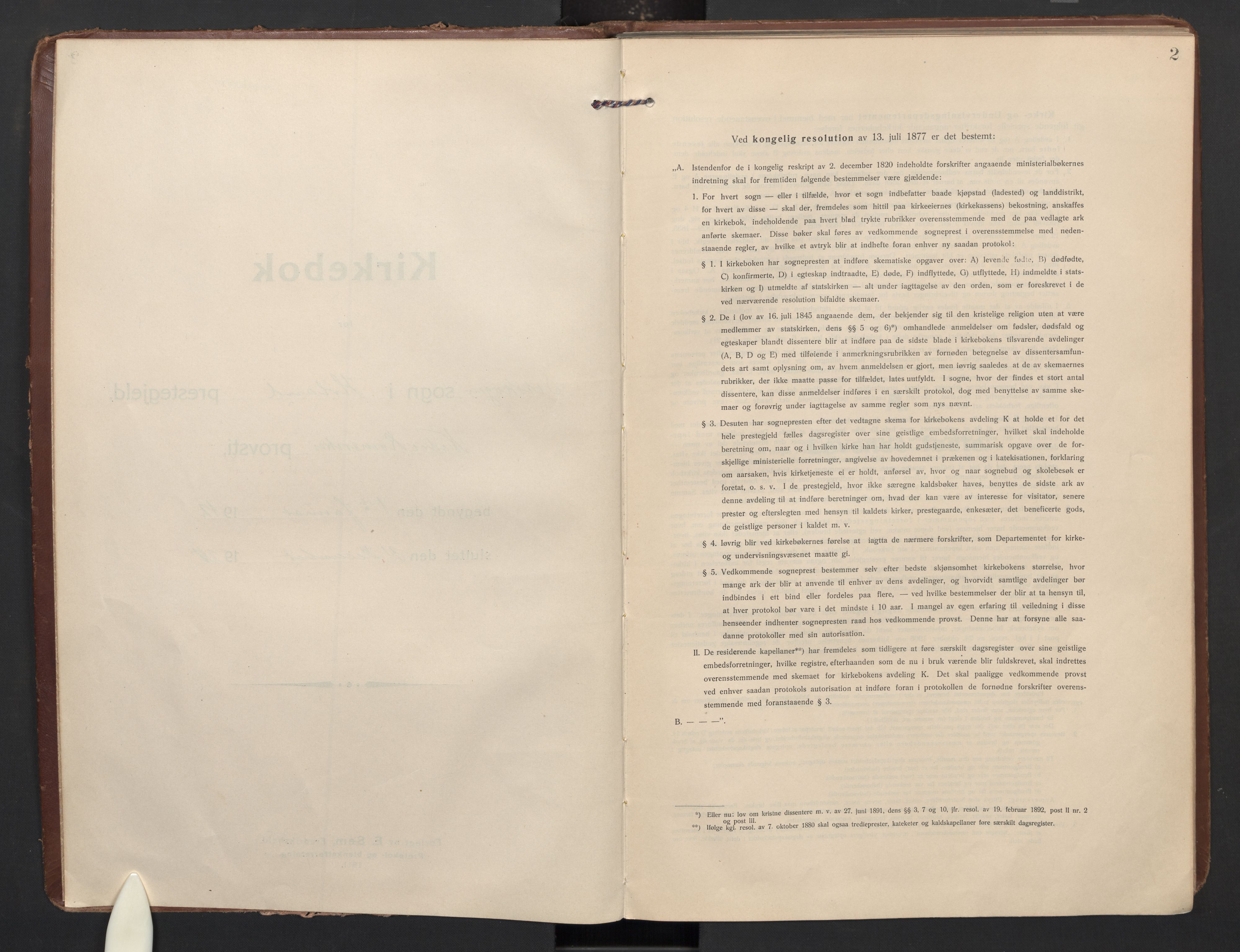 Høland prestekontor Kirkebøker, AV/SAO-A-10346a/F/Fc: Ministerialbok nr. III 4, 1912-1924, s. 2