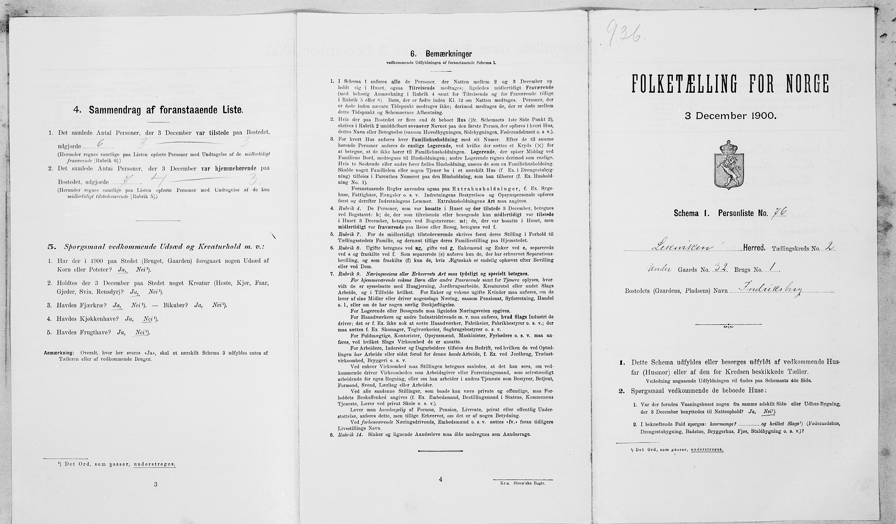 SAT, Folketelling 1900 for 1718 Leksvik herred, 1900, s. 306