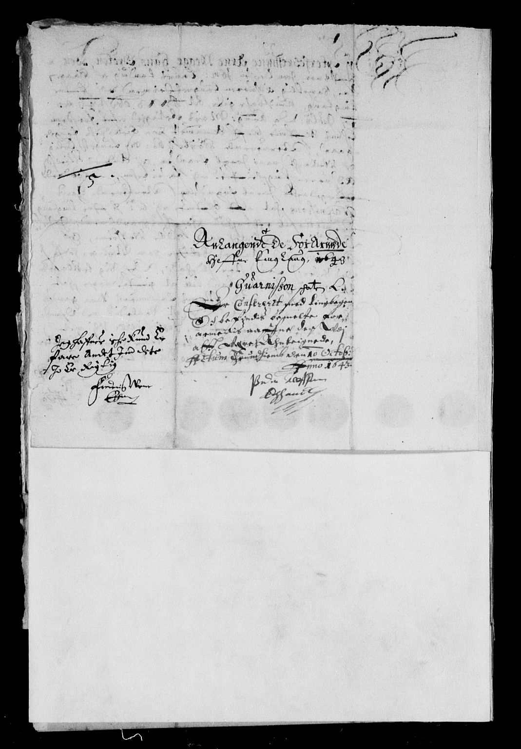 Rentekammeret inntil 1814, Reviderte regnskaper, Lensregnskaper, AV/RA-EA-5023/R/Rb/Rbw/L0079: Trondheim len, 1643-1644