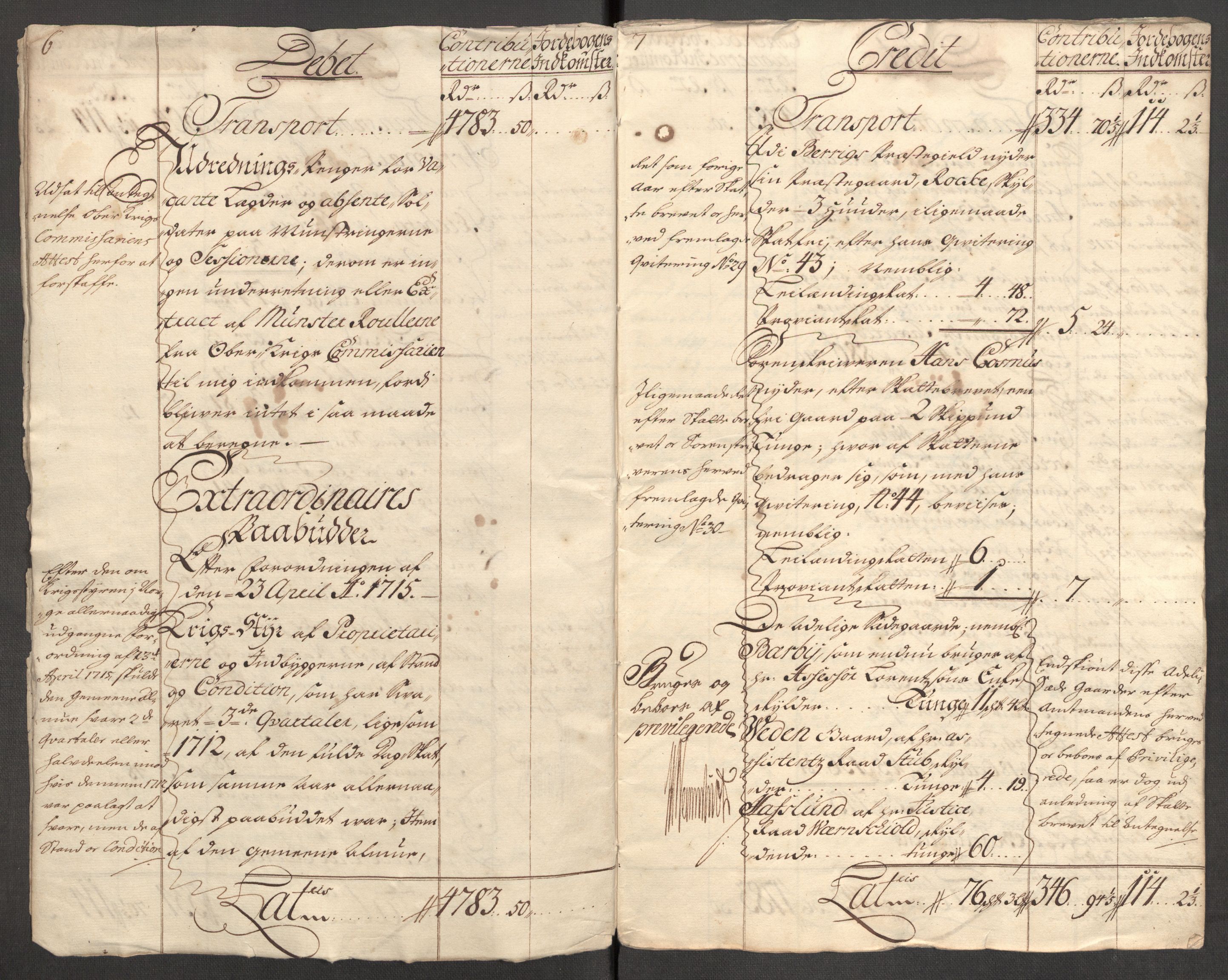 Rentekammeret inntil 1814, Reviderte regnskaper, Fogderegnskap, AV/RA-EA-4092/R01/L0023: Fogderegnskap Idd og Marker, 1715-1716, s. 6
