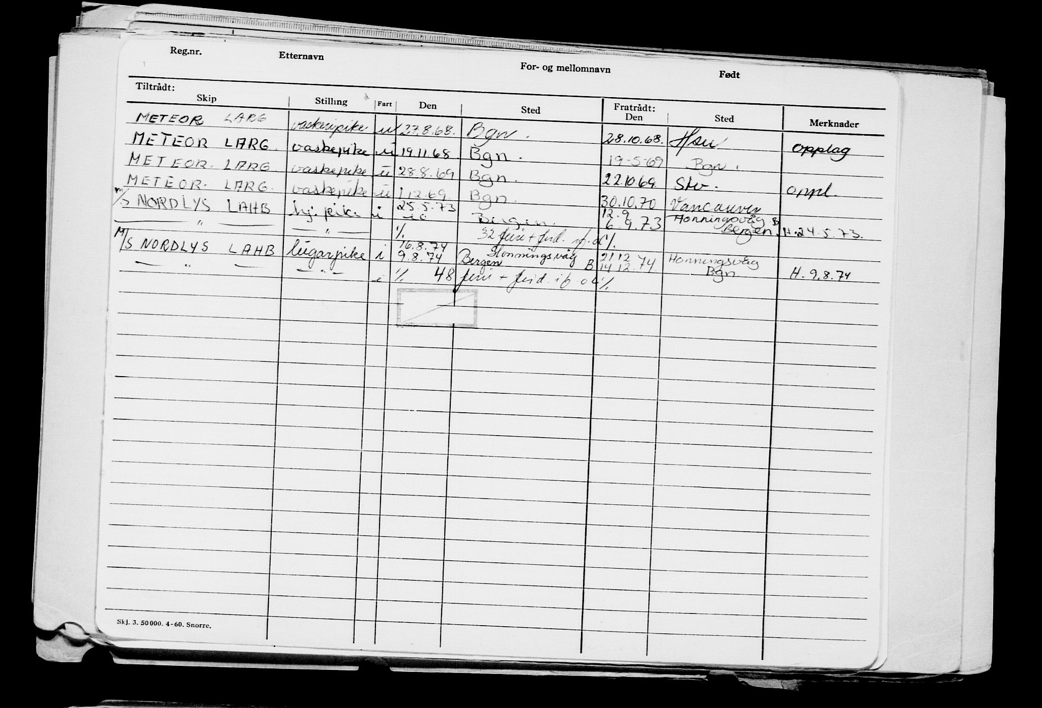 Direktoratet for sjømenn, AV/RA-S-3545/G/Gb/L0187: Hovedkort, 1920, s. 105