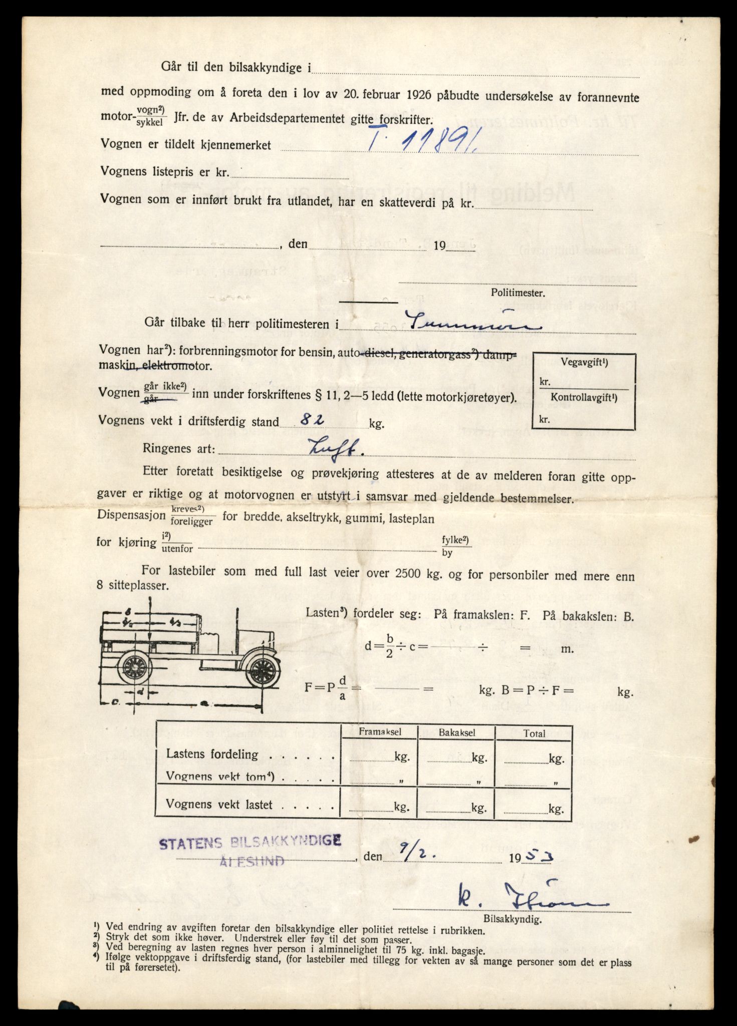 Møre og Romsdal vegkontor - Ålesund trafikkstasjon, AV/SAT-A-4099/F/Fe/L0031: Registreringskort for kjøretøy T 11800 - T 11996, 1927-1998, s. 1688