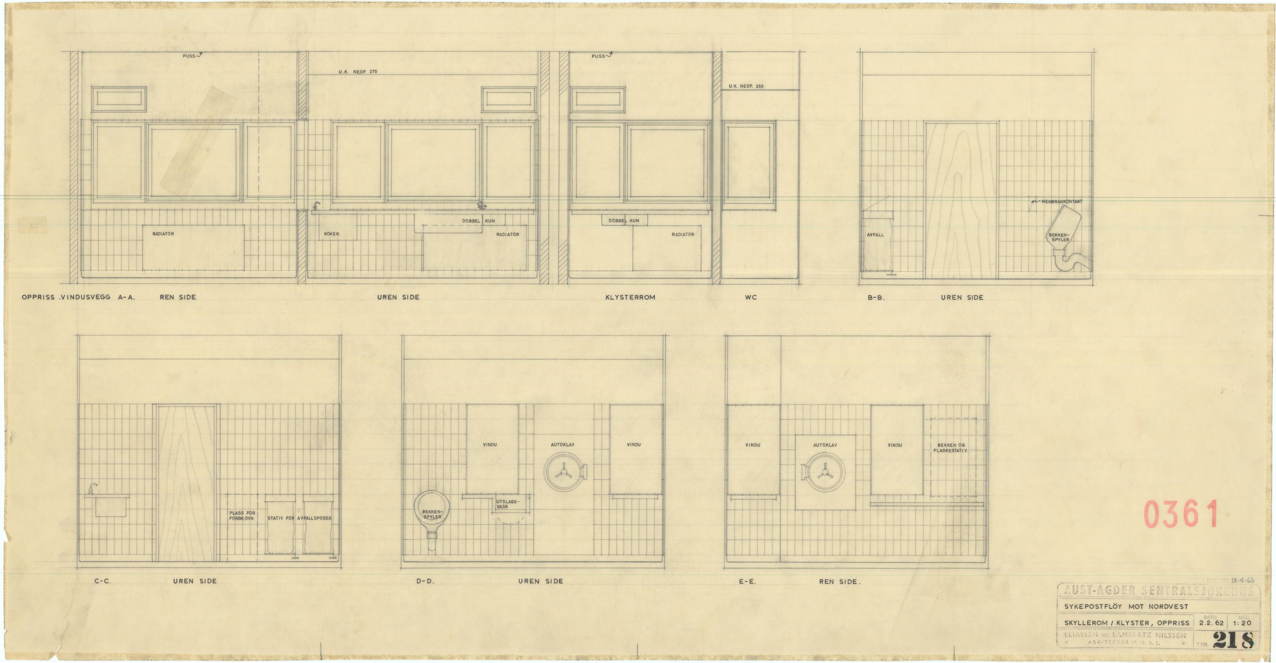 Eliassen og Lambertz-Nilssen Arkitekter, AAKS/PA-2983/T/T01/L0001: Tegningskogger 0361, 1960-1966, s. 11