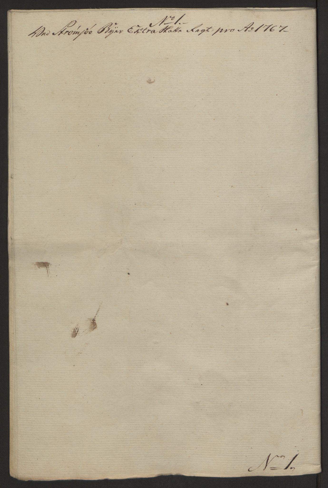 Rentekammeret inntil 1814, Reviderte regnskaper, Byregnskaper, RA/EA-4066/R/Rg/L0144/0001: [G4] Kontribusjonsregnskap / Ekstraskatt, 1762-1767, s. 510