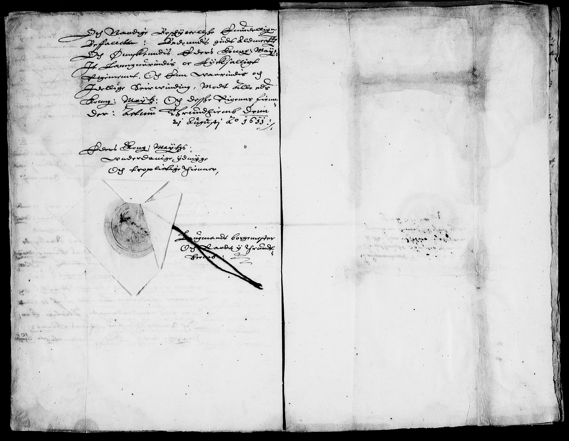 Danske Kanselli, Skapsaker, AV/RA-EA-4061/F/L0074: Skap 15, pakke 79, 1611-1701, s. 11