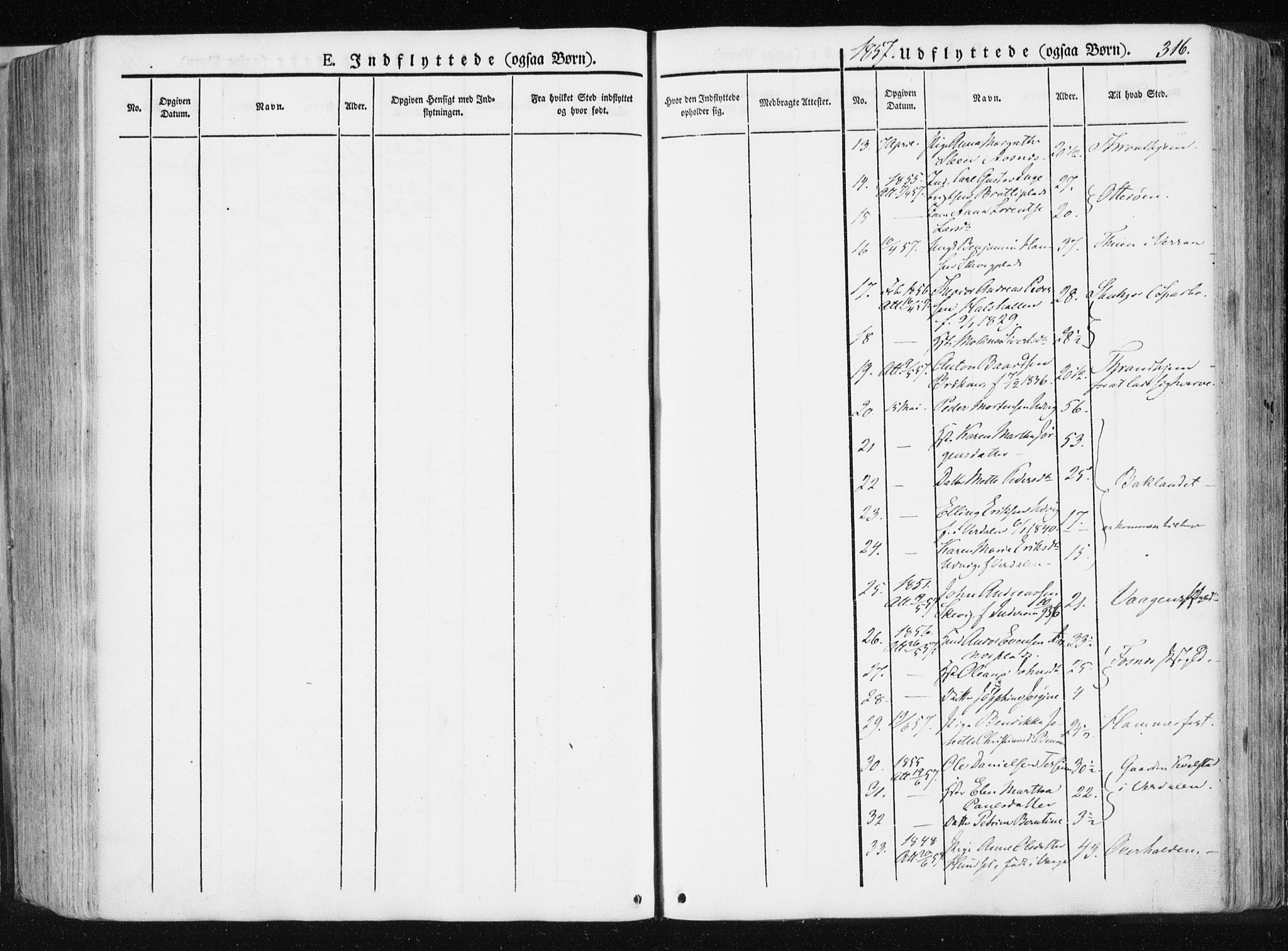 Ministerialprotokoller, klokkerbøker og fødselsregistre - Nord-Trøndelag, SAT/A-1458/741/L0393: Ministerialbok nr. 741A07, 1849-1863, s. 316