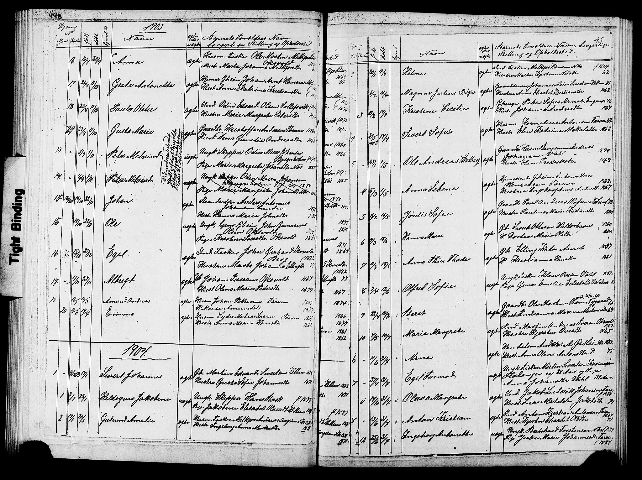 Ministerialprotokoller, klokkerbøker og fødselsregistre - Sør-Trøndelag, AV/SAT-A-1456/652/L0653: Klokkerbok nr. 652C01, 1866-1910, s. 45