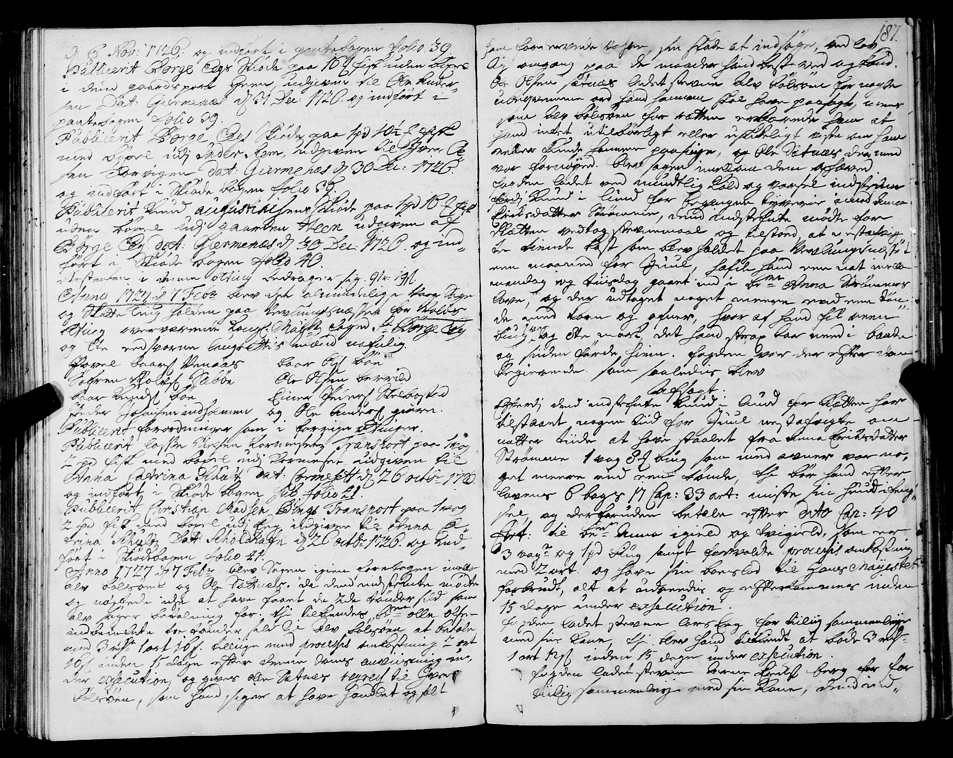 Romsdal sorenskriveri, SAT/A-4149/1/1/1A/L0009: Tingbok, 1722-1728, s. 186b-187a