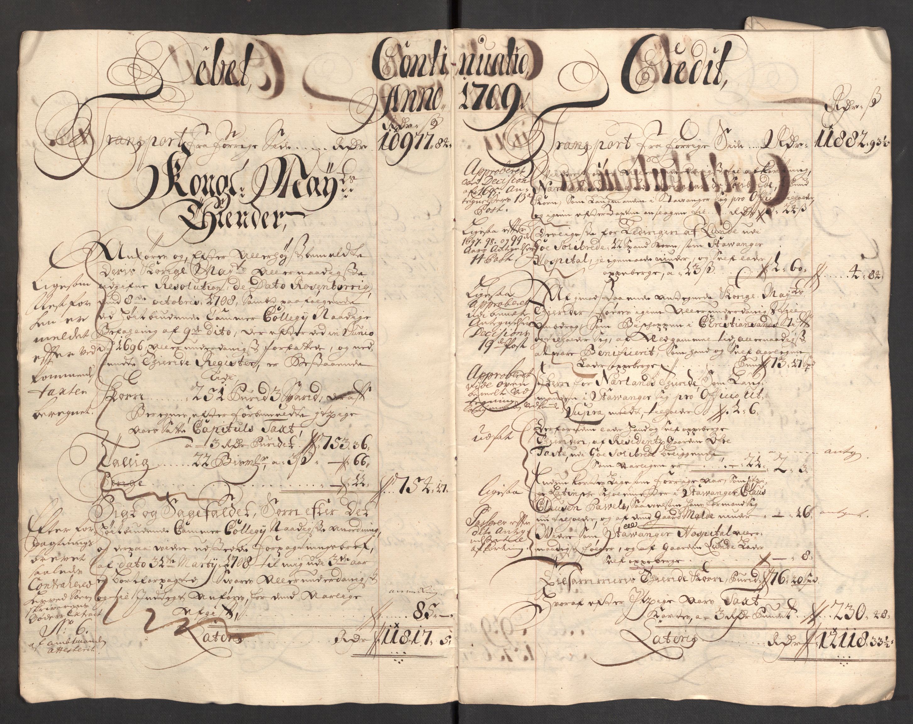 Rentekammeret inntil 1814, Reviderte regnskaper, Fogderegnskap, AV/RA-EA-4092/R46/L2734: Fogderegnskap Jæren og Dalane, 1709-1710, s. 8