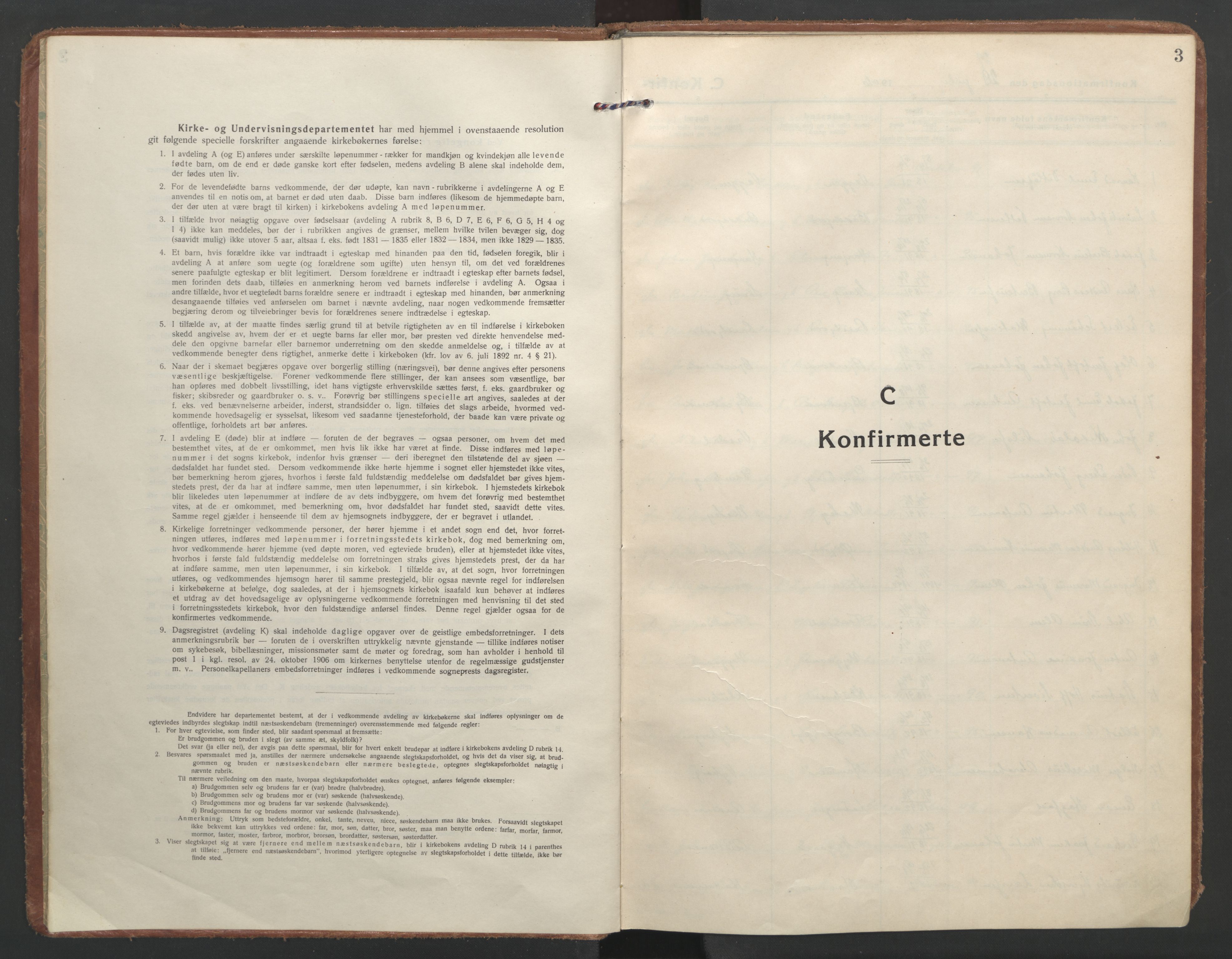 Ministerialprotokoller, klokkerbøker og fødselsregistre - Nordland, AV/SAT-A-1459/866/L0944: Ministerialbok nr. 866A07, 1906-1926, s. 3