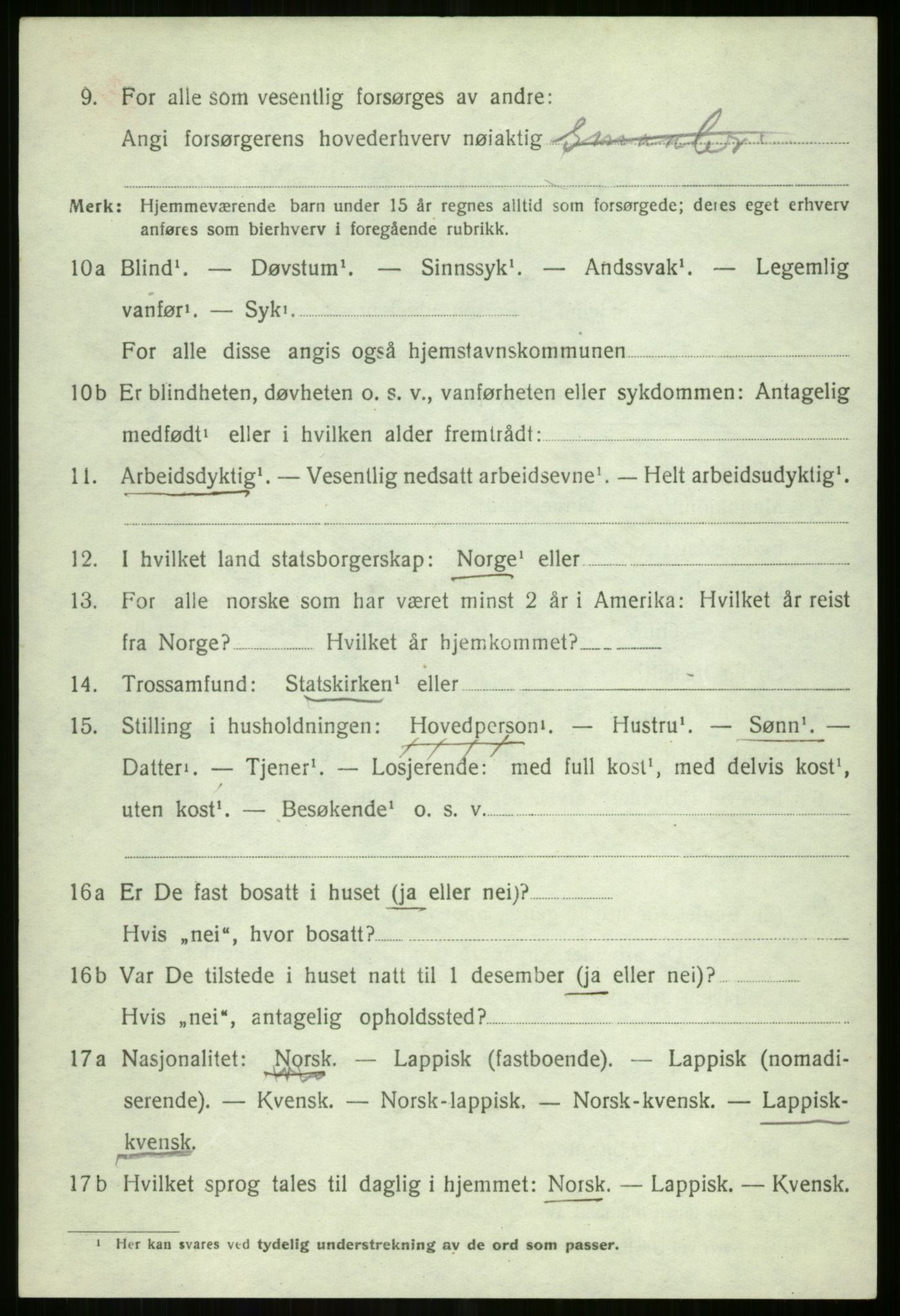 SATØ, Folketelling 1920 for 1934 Tromsøysund herred, 1920, s. 10761
