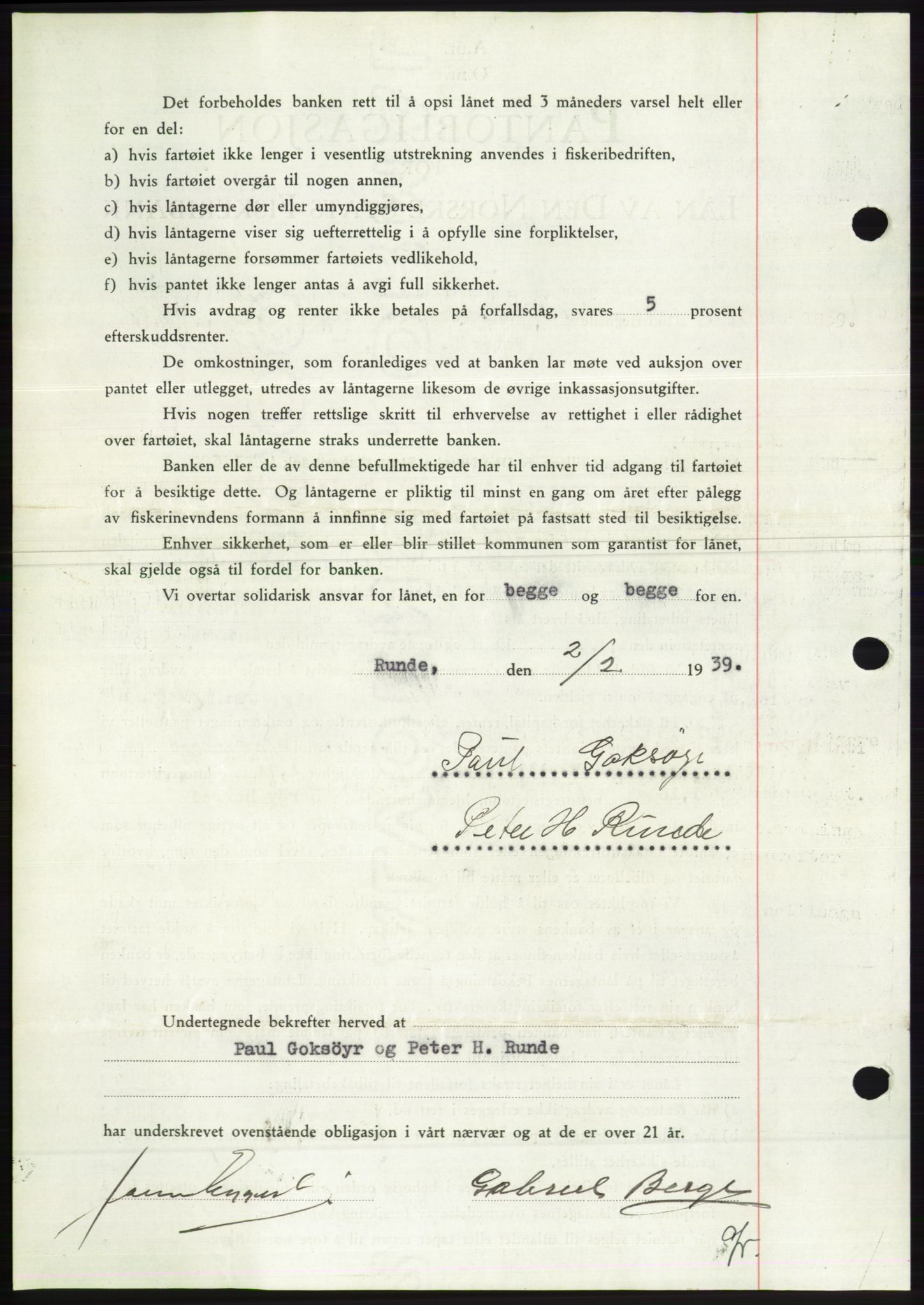 Søre Sunnmøre sorenskriveri, AV/SAT-A-4122/1/2/2C/L0067: Pantebok nr. 61, 1938-1939, Dagboknr: 155/1939