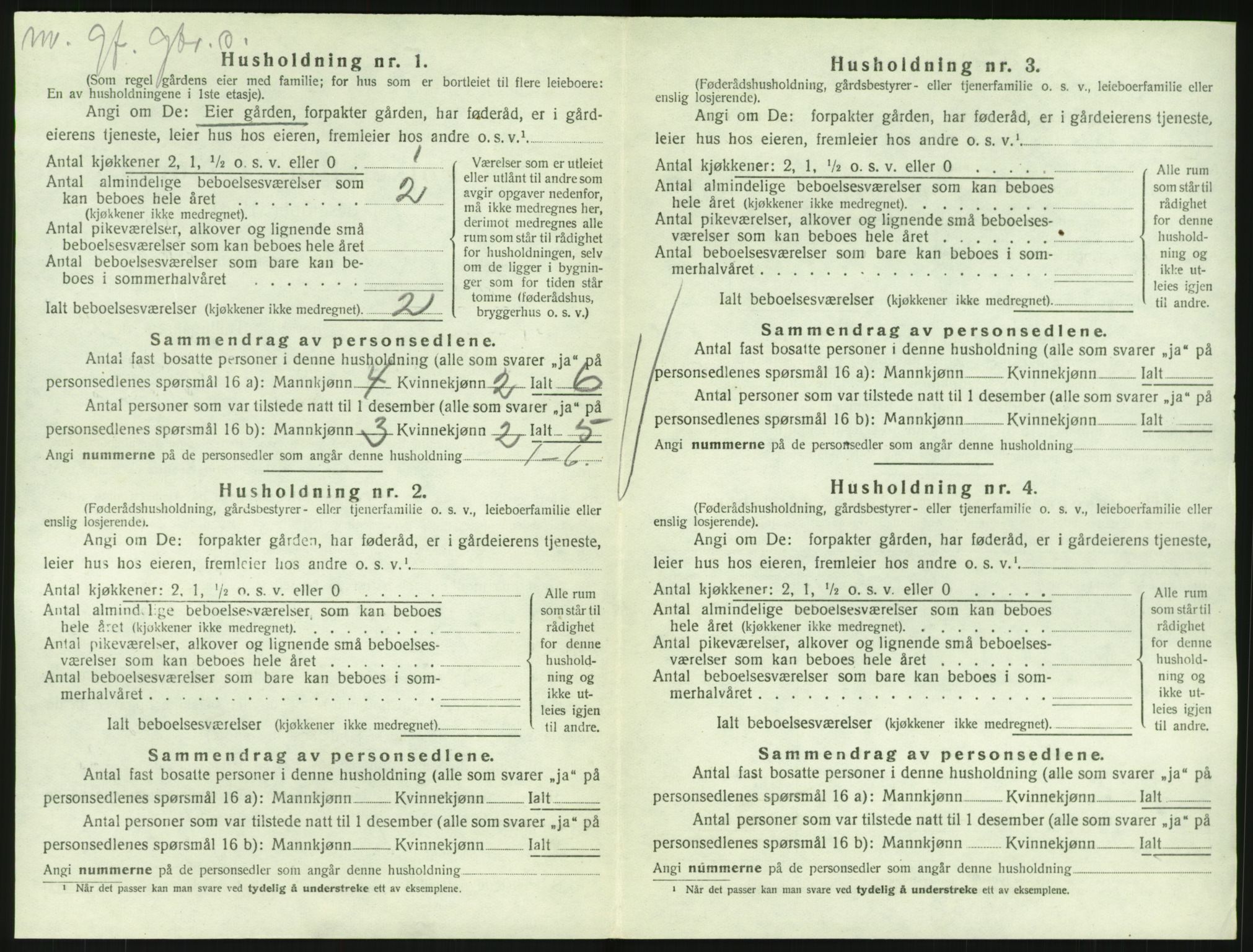SAKO, Folketelling 1920 for 0727 Hedrum herred, 1920, s. 1444