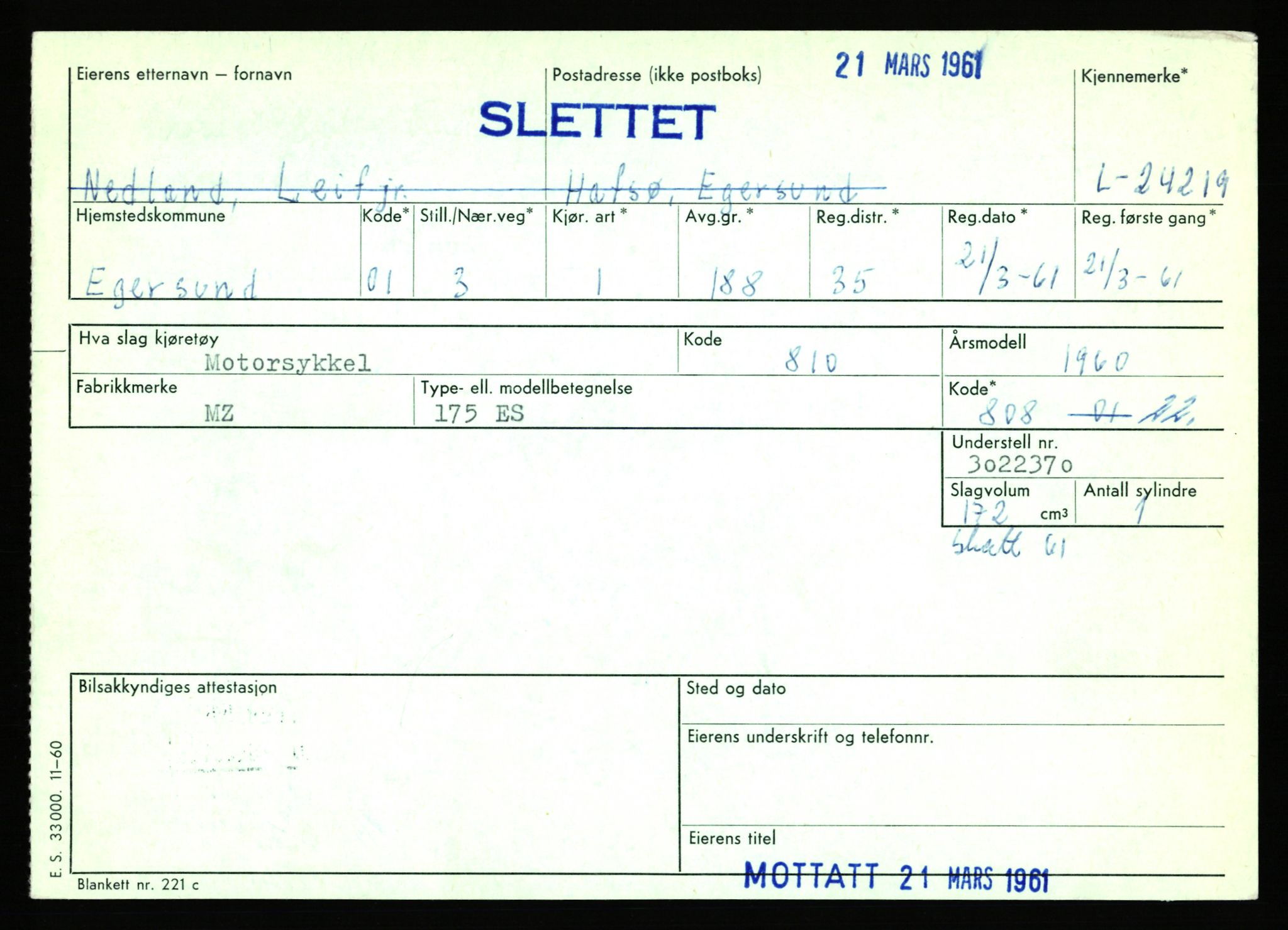 Stavanger trafikkstasjon, AV/SAST-A-101942/0/F/L0041: L-24000 - L-24599, 1930-1971, s. 793