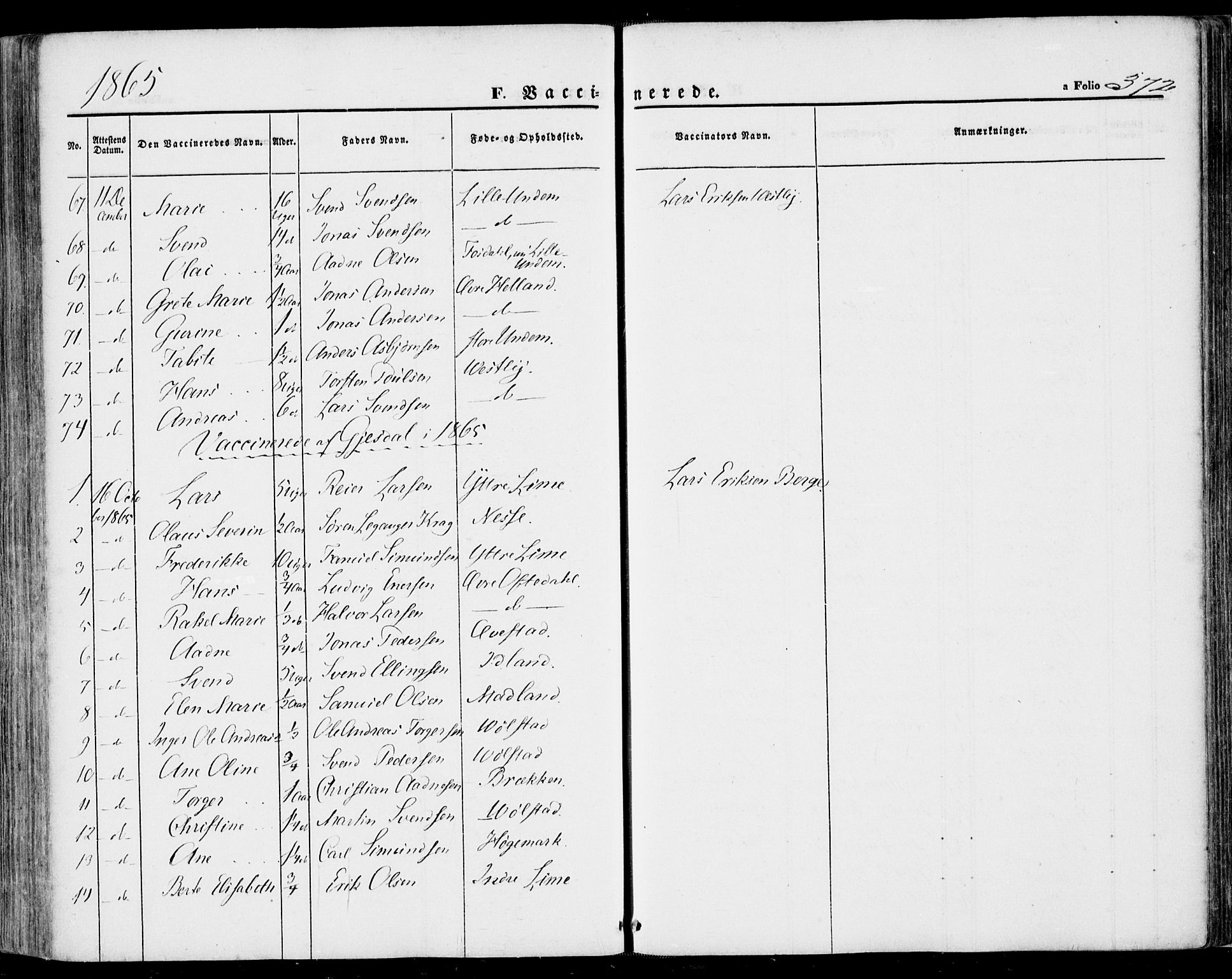 Lye sokneprestkontor, AV/SAST-A-101794/001/30BA/L0007: Ministerialbok nr. A 6, 1856-1871, s. 372