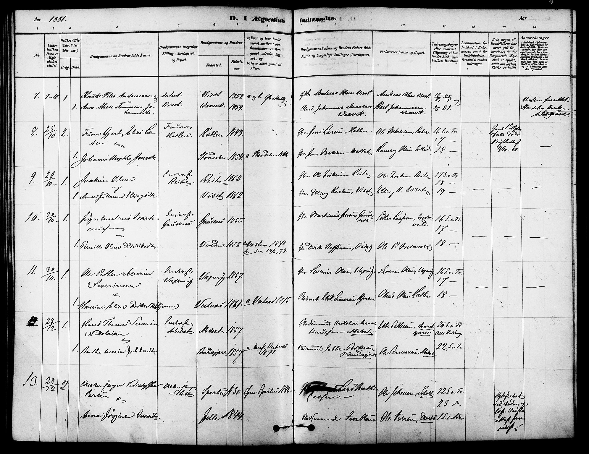 Ministerialprotokoller, klokkerbøker og fødselsregistre - Møre og Romsdal, AV/SAT-A-1454/522/L0315: Ministerialbok nr. 522A10, 1878-1890