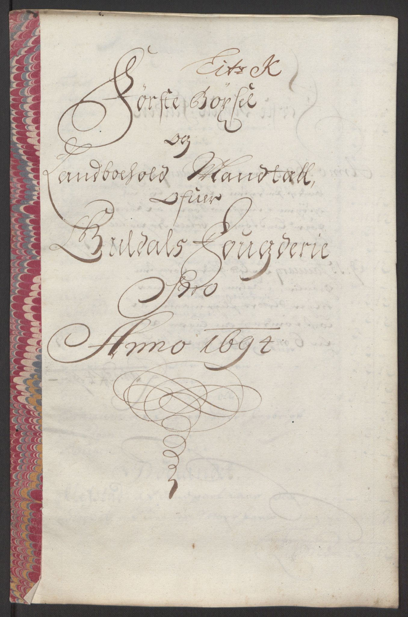 Rentekammeret inntil 1814, Reviderte regnskaper, Fogderegnskap, AV/RA-EA-4092/R60/L3944: Fogderegnskap Orkdal og Gauldal, 1694, s. 386