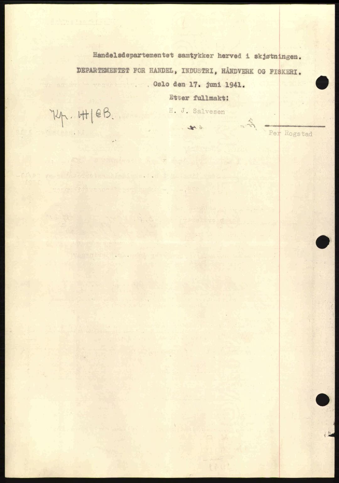 Nordmøre sorenskriveri, SAT/A-4132/1/2/2Ca: Pantebok nr. A90, 1941-1941, Dagboknr: 1433/1941