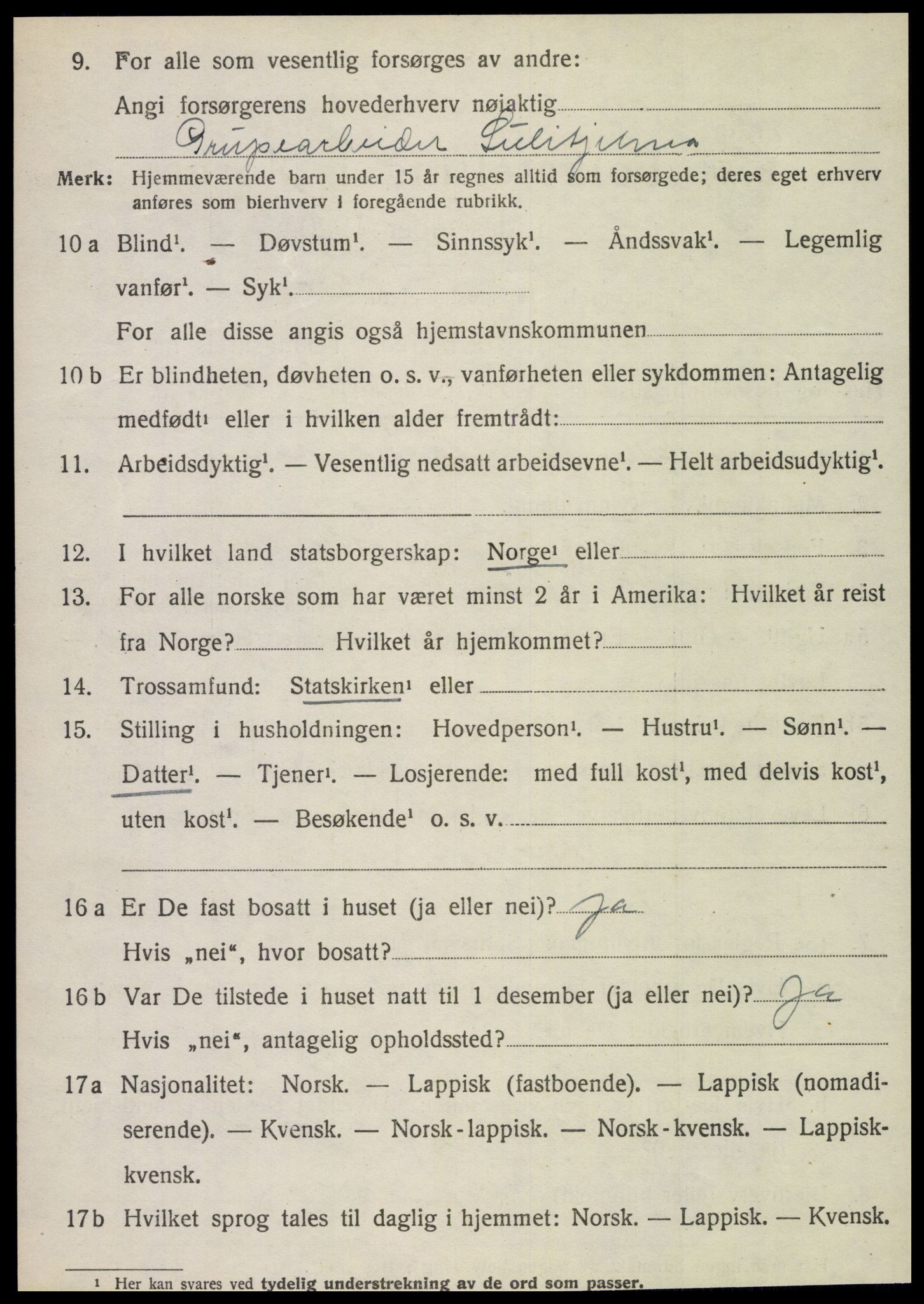 SAT, Folketelling 1920 for 1841 Fauske herred, 1920, s. 4787
