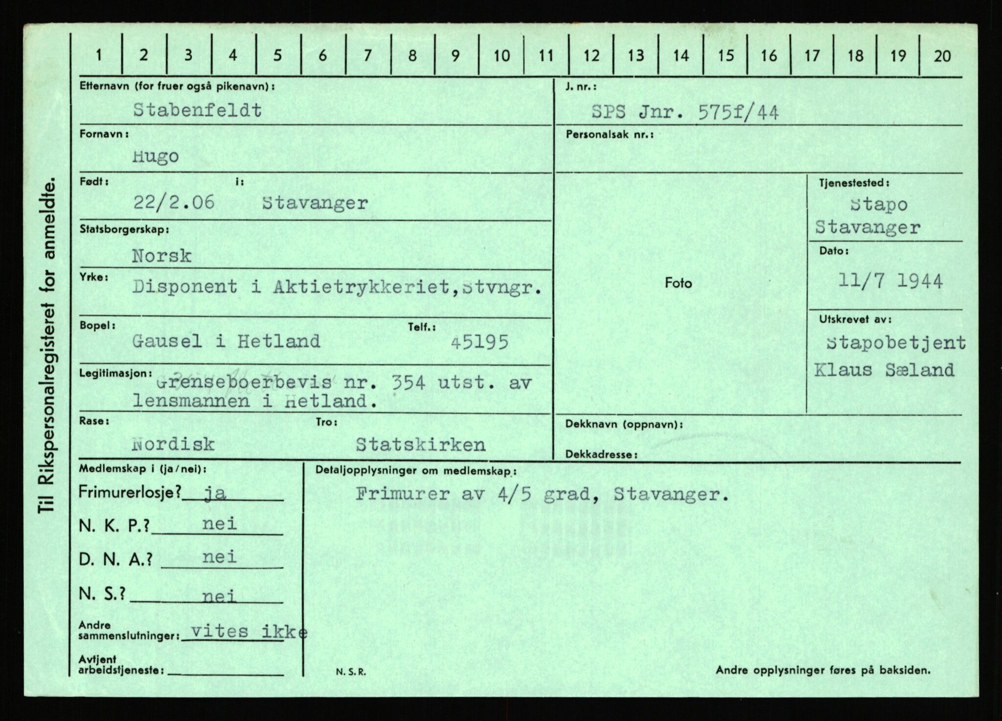 Statspolitiet - Hovedkontoret / Osloavdelingen, AV/RA-S-1329/C/Ca/L0014: Seterlien - Svartås, 1943-1945, s. 2805