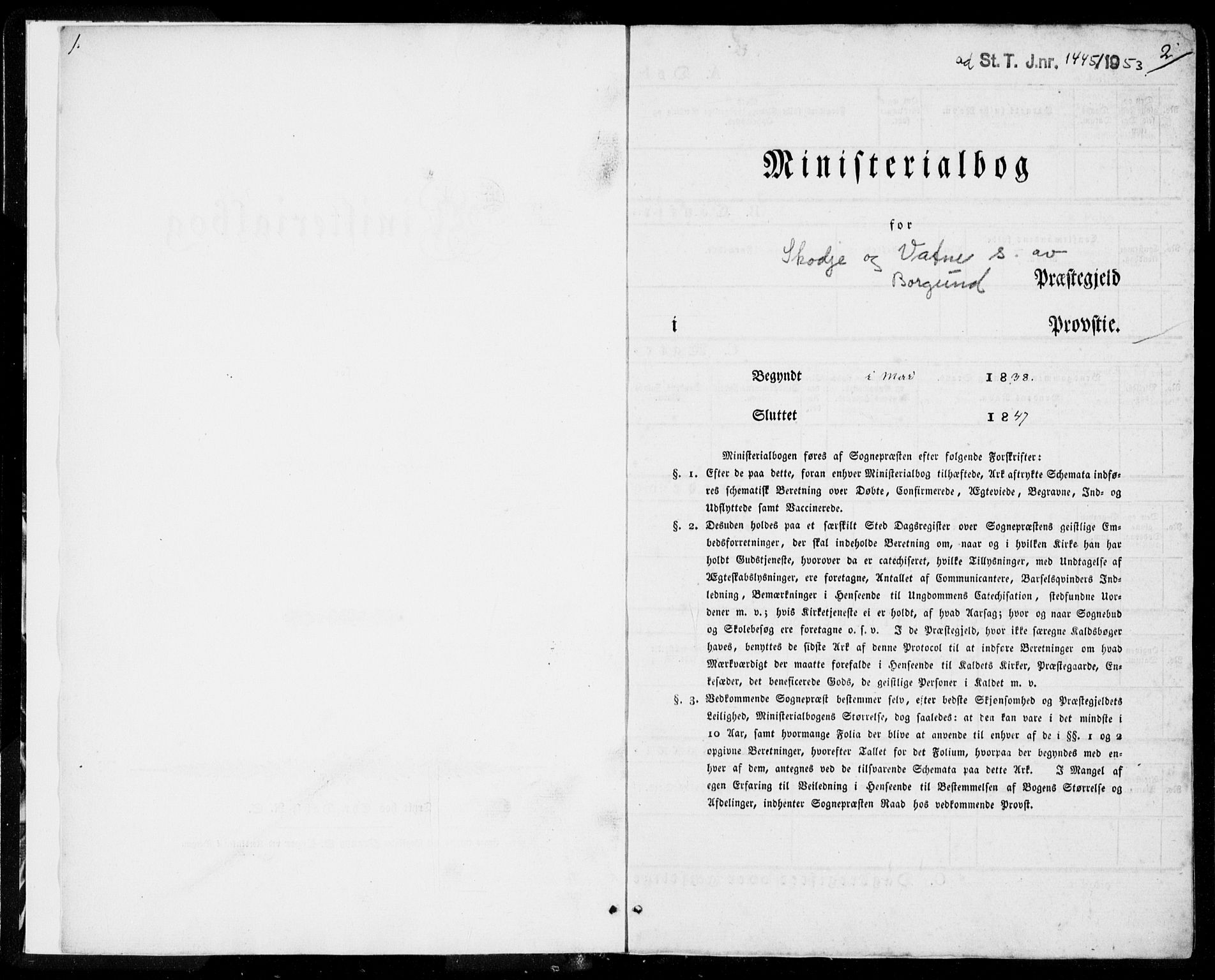 Ministerialprotokoller, klokkerbøker og fødselsregistre - Møre og Romsdal, AV/SAT-A-1454/524/L0352: Ministerialbok nr. 524A04, 1838-1847, s. 2