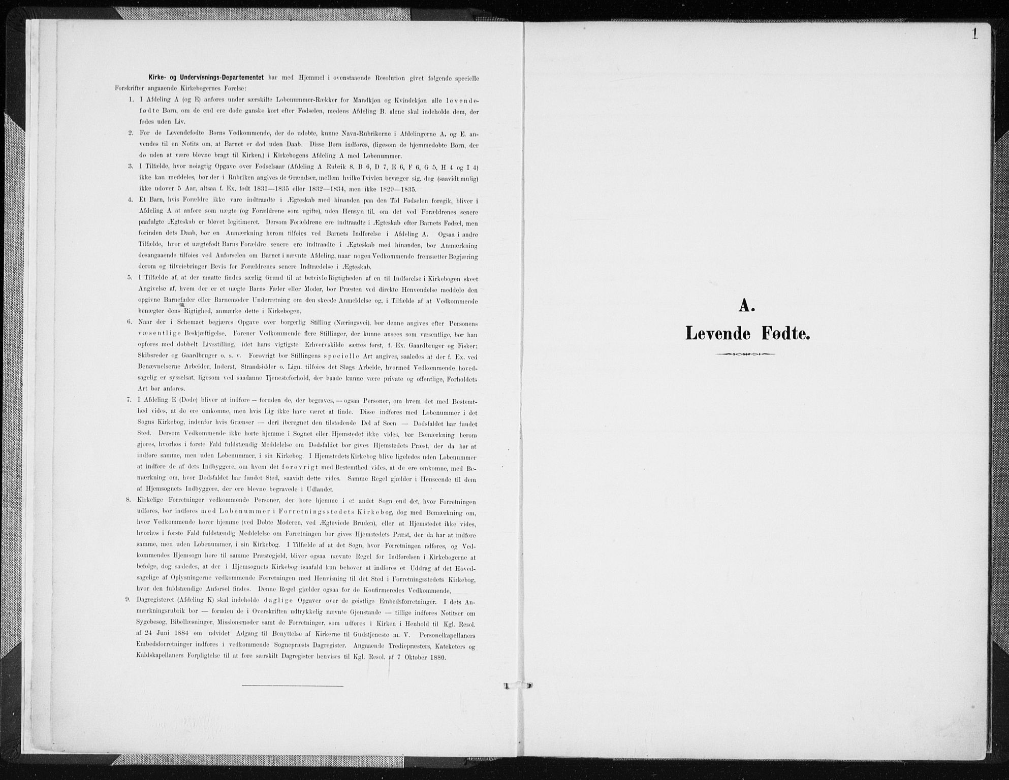 Nord-Audnedal sokneprestkontor, SAK/1111-0032/F/Fa/Fab/L0004: Ministerialbok nr. A 4, 1901-1917, s. 1