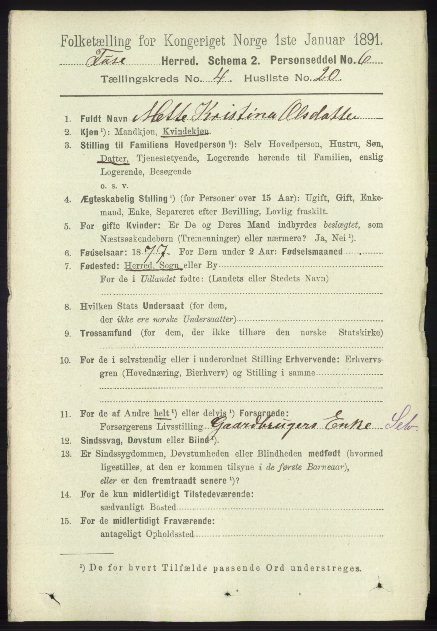 RA, Folketelling 1891 for 1241 Fusa herred, 1891, s. 828