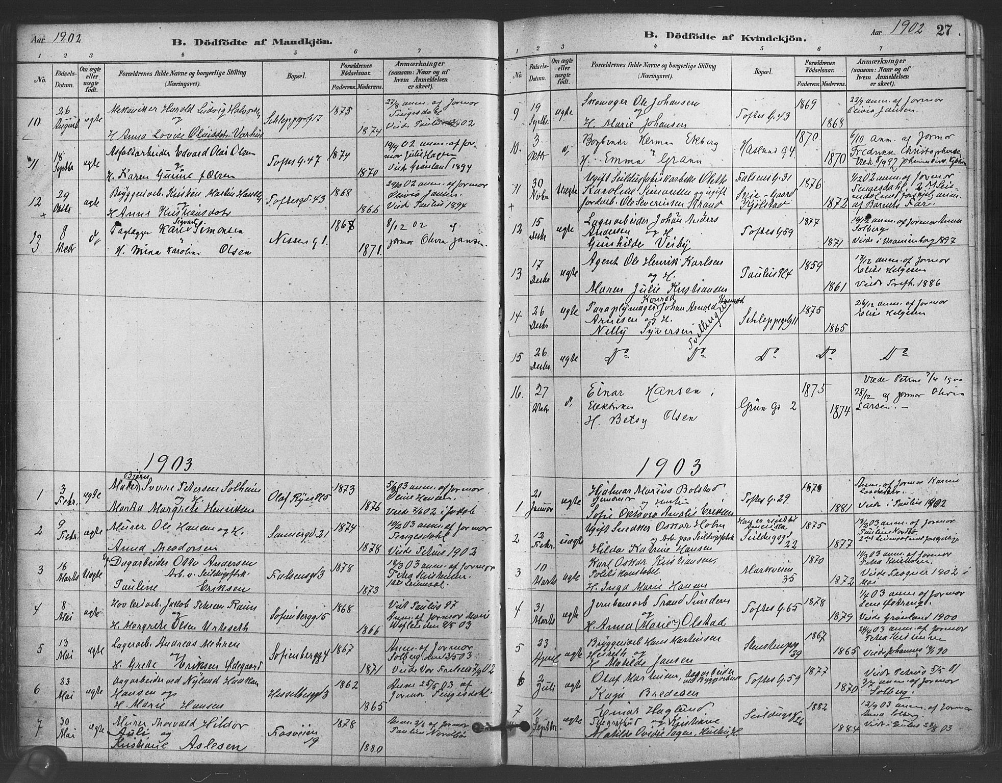 Paulus prestekontor Kirkebøker, AV/SAO-A-10871/F/Fa/L0005: Ministerialbok nr. 5, 1879-1889, s. 27