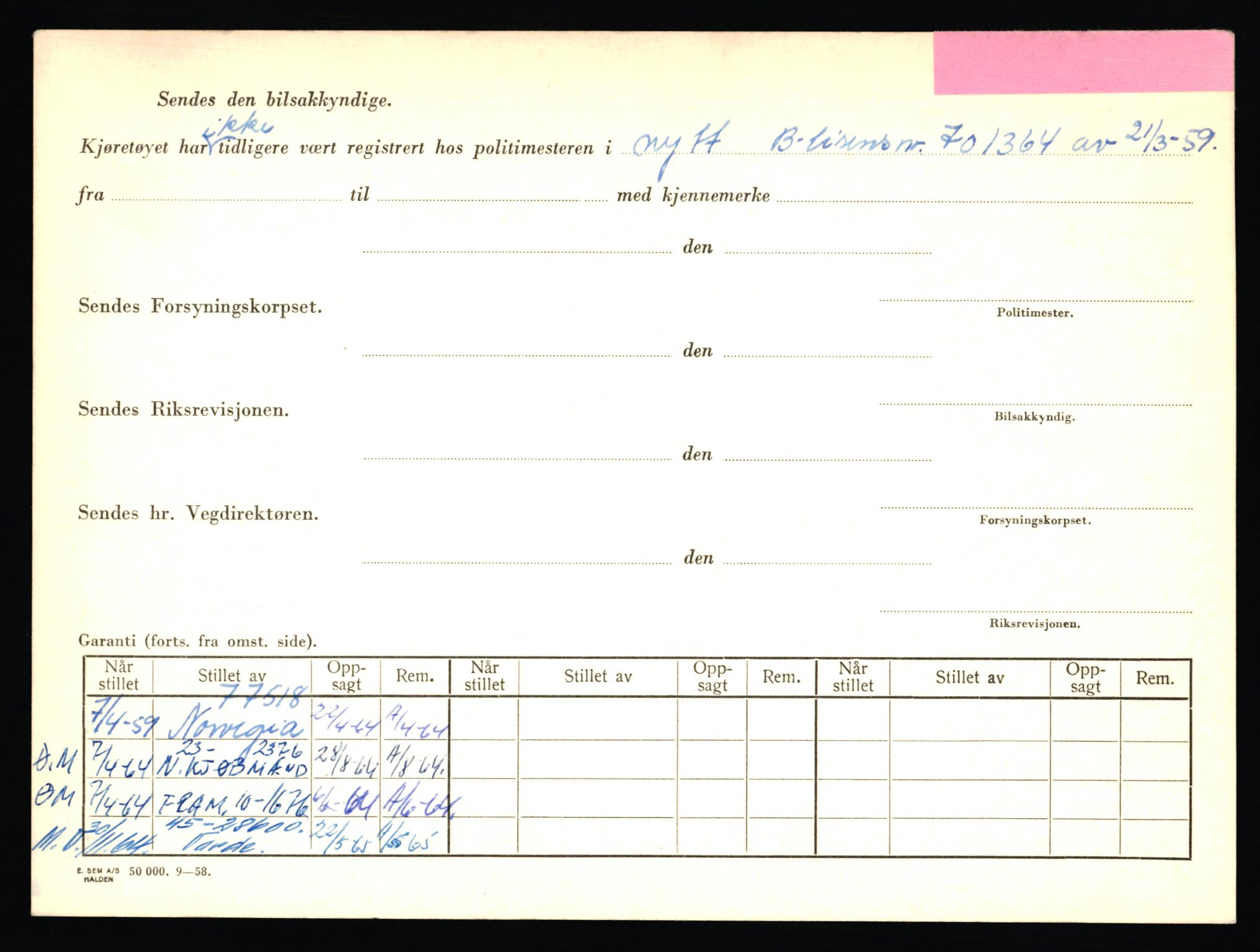 Stavanger trafikkstasjon, AV/SAST-A-101942/0/F/L0050: L-50600 - L-51299, 1930-1971, s. 1982