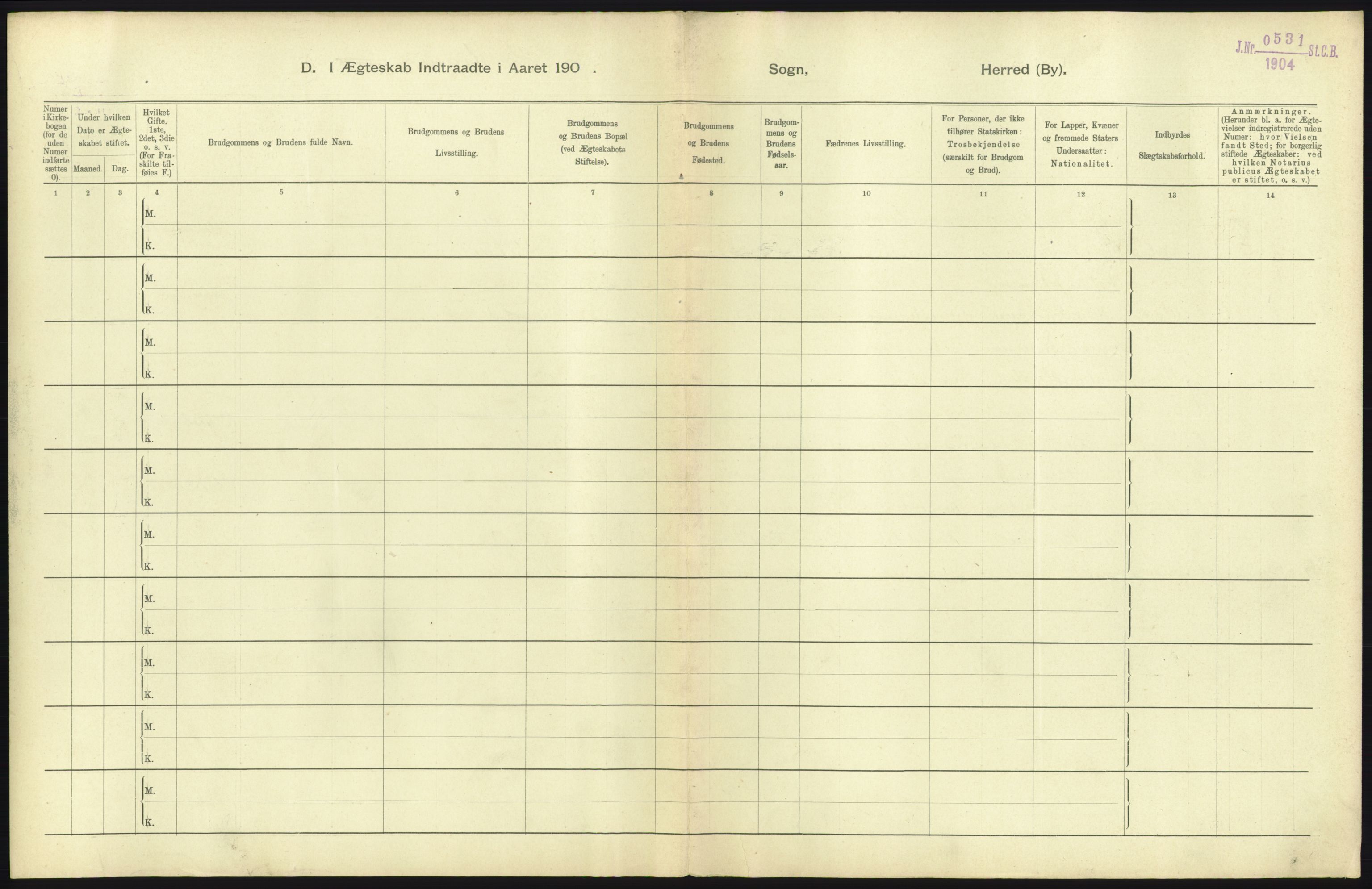 Statistisk sentralbyrå, Sosiodemografiske emner, Befolkning, AV/RA-S-2228/D/Df/Dfa/Dfaa/L0004: Kristiania: Gifte, døde, 1903, s. 519