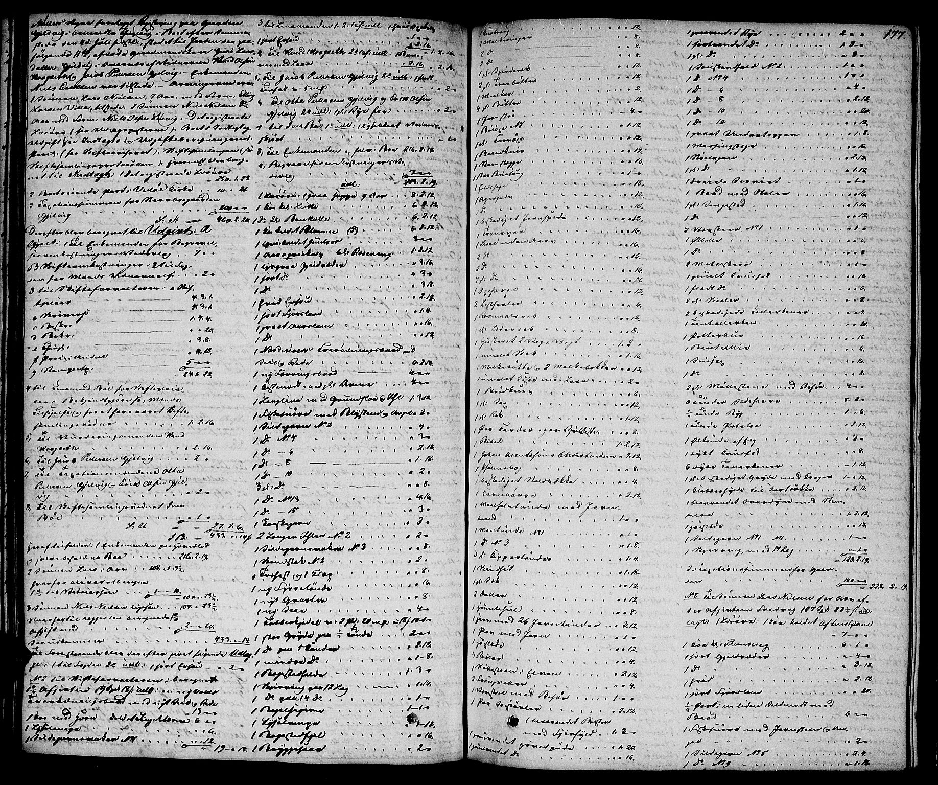 Romsdal sorenskriveri, SAT/A-4149/1/3/3A/L0017: Skifteutlodnings Protokoll 3, 1832-1840, s. 177