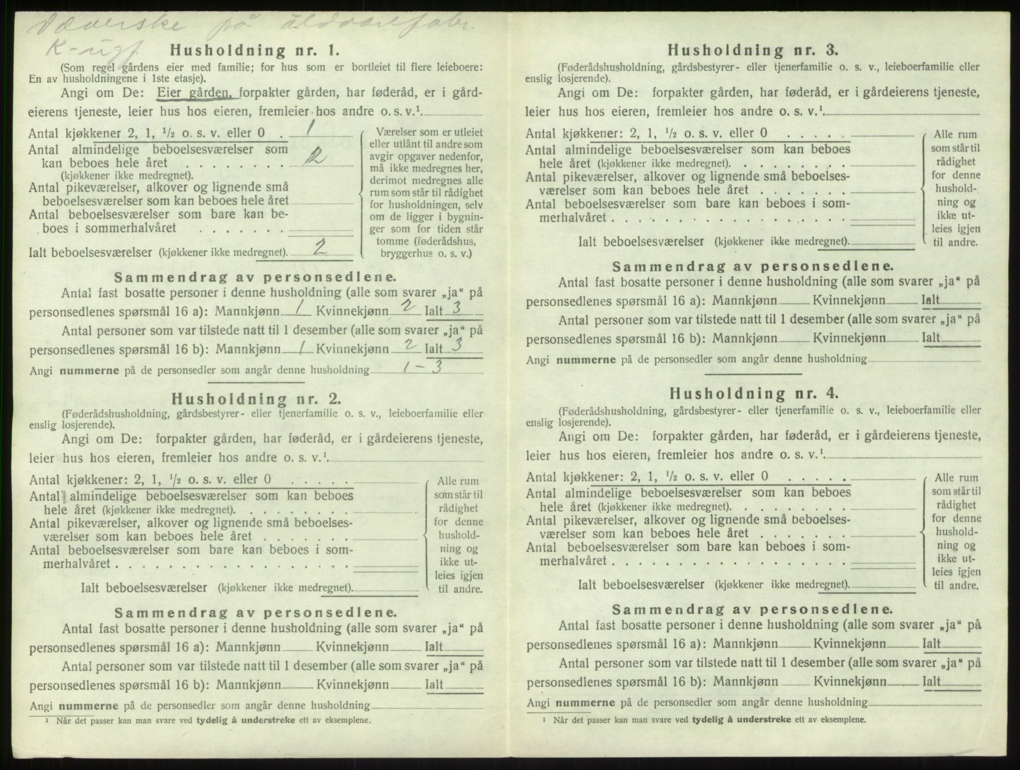 SAB, Folketelling 1920 for 1420 Sogndal herred, 1920, s. 539