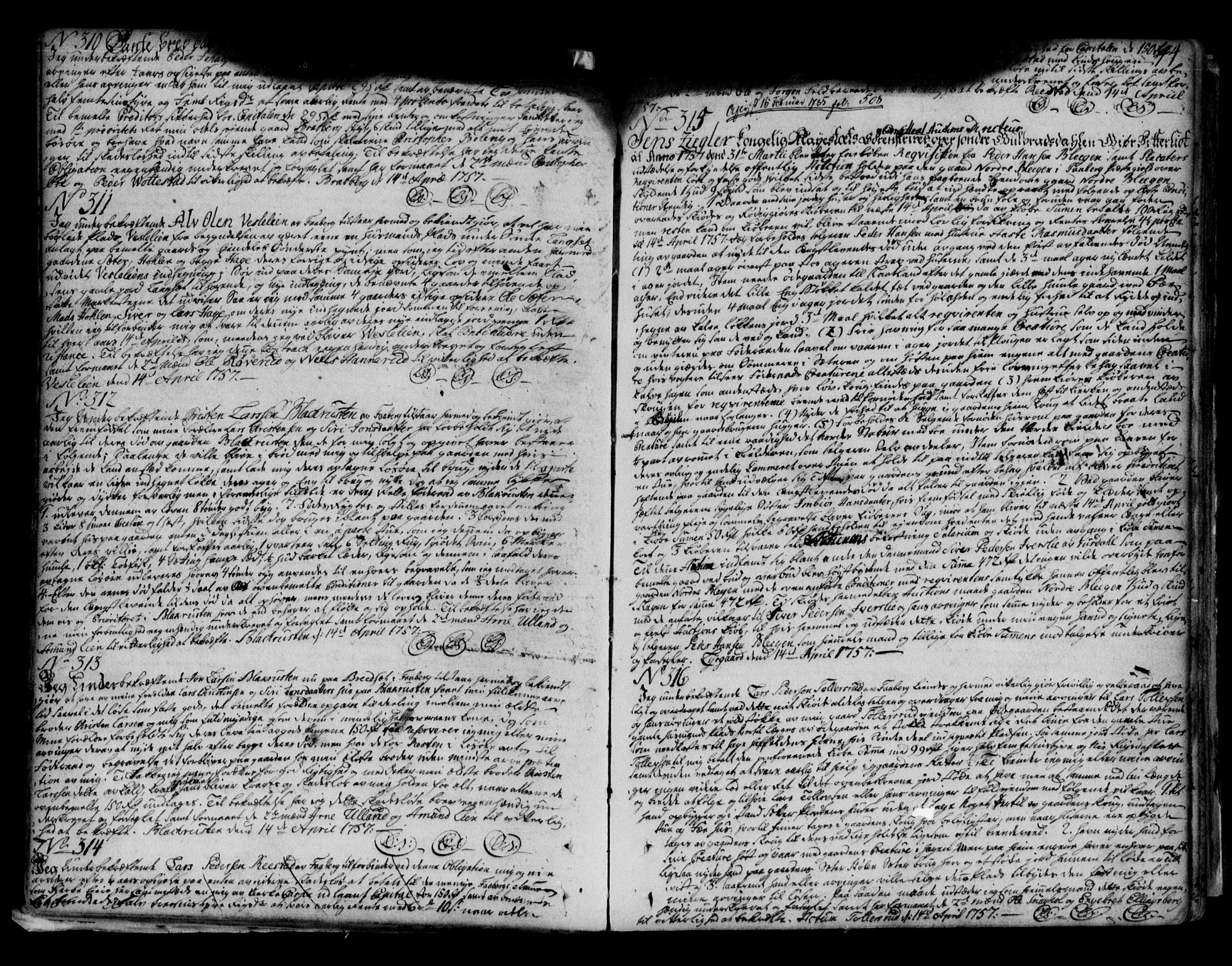 Sør-Gudbrandsdal tingrett, SAH/TING-004/H/Hb/Hba/L0004: Pantebok nr. I 4, 1756-1775, s. 44