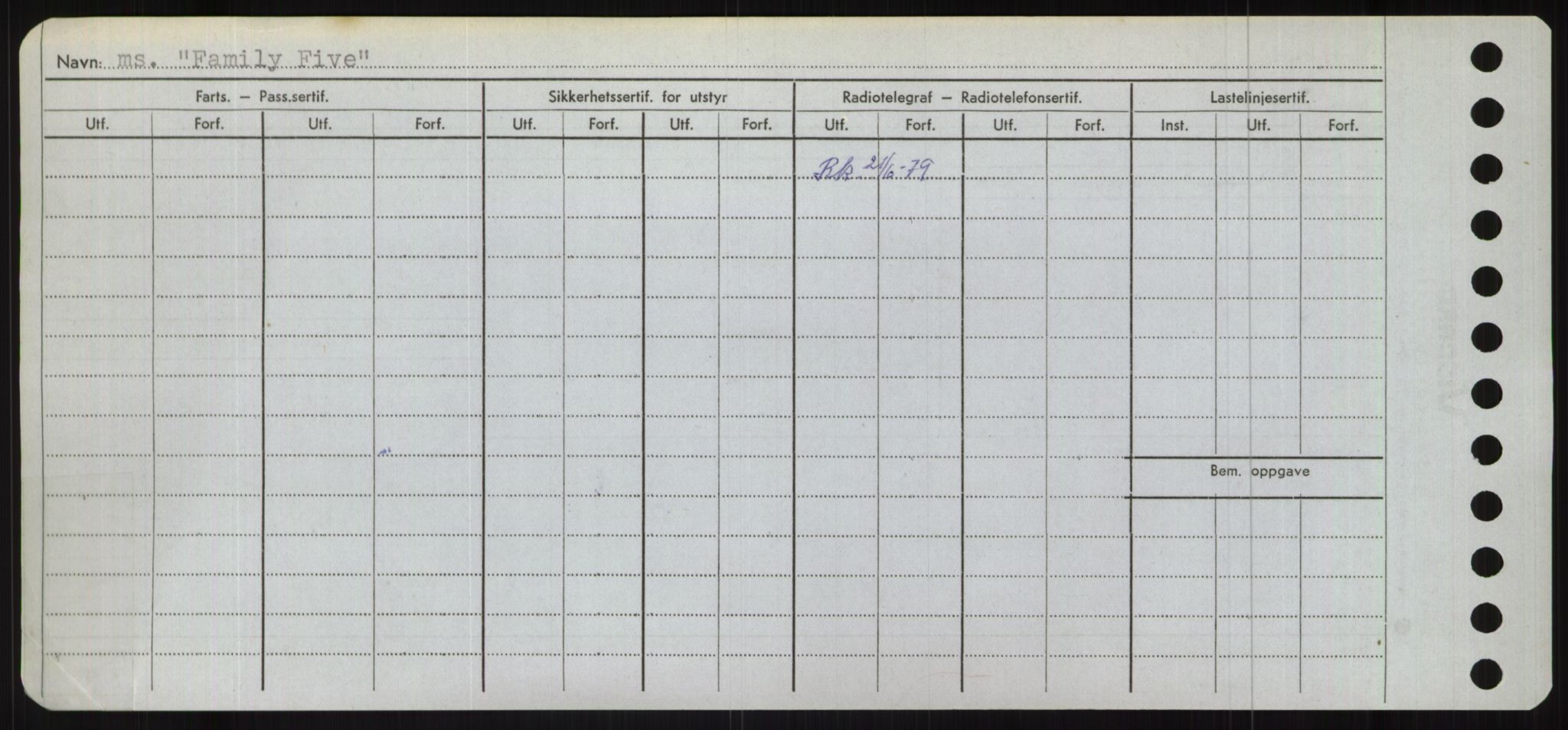 Sjøfartsdirektoratet med forløpere, Skipsmålingen, RA/S-1627/H/Ha/L0002/0001: Fartøy, Eik-Hill / Fartøy, Eik-F, s. 290