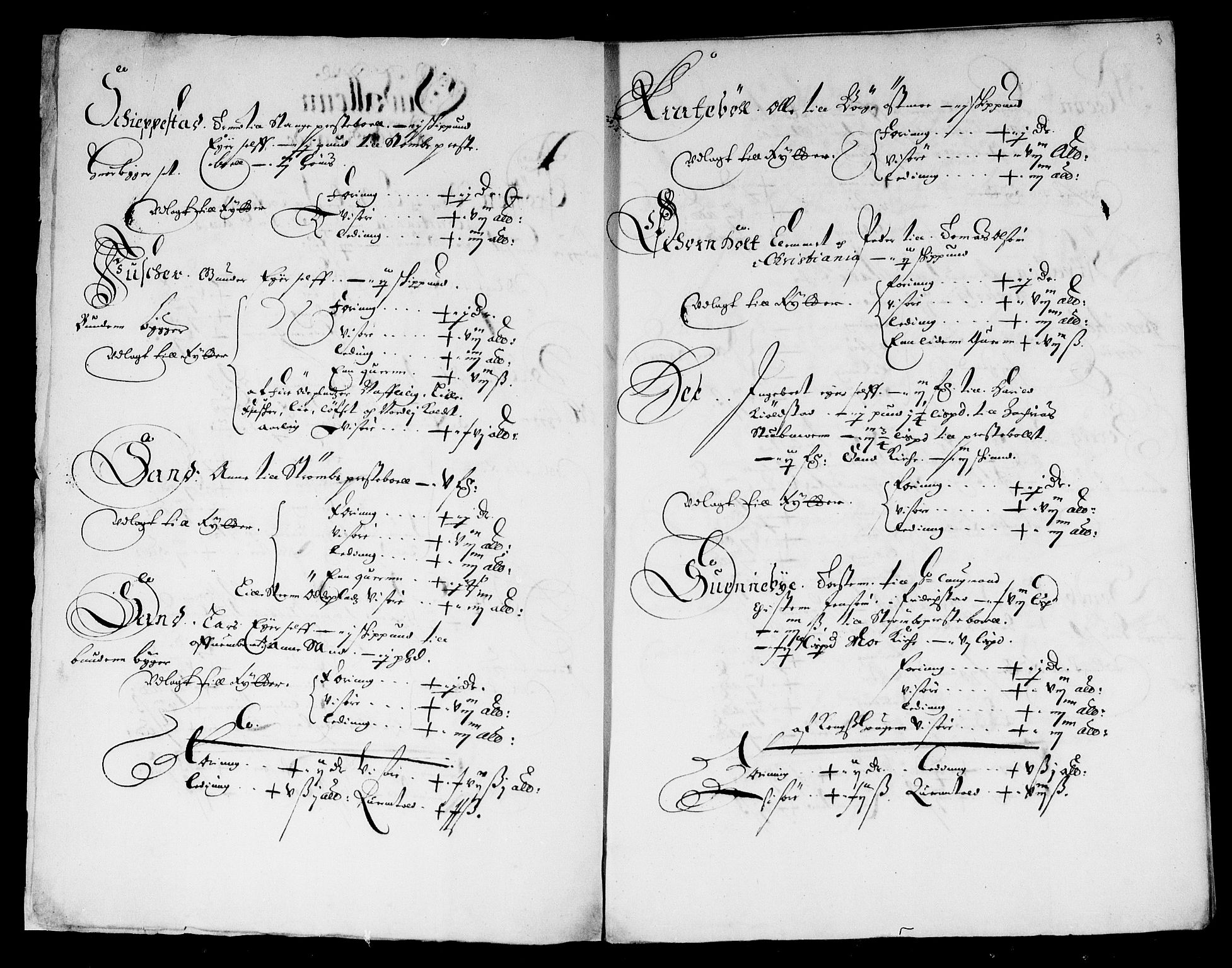 Rentekammeret inntil 1814, Reviderte regnskaper, Stiftamtstueregnskaper, Landkommissariatet på Akershus og Akershus stiftamt, AV/RA-EA-5869/R/Ra/L0013: Landkommissariatet på Akershus, 1661-1663