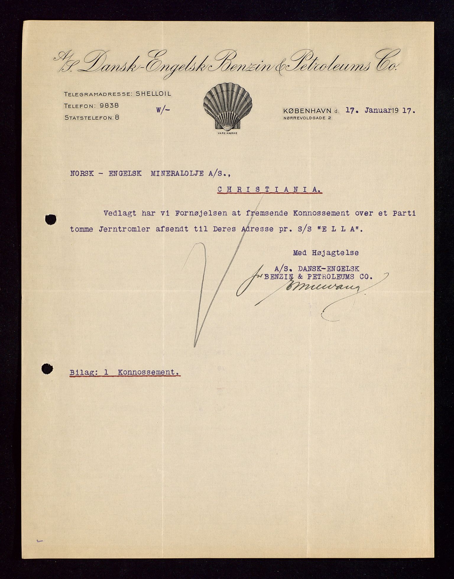 Pa 1521 - A/S Norske Shell, AV/SAST-A-101915/E/Ea/Eaa/L0002: Sjefskorrespondanse, 1917-1918, s. 357