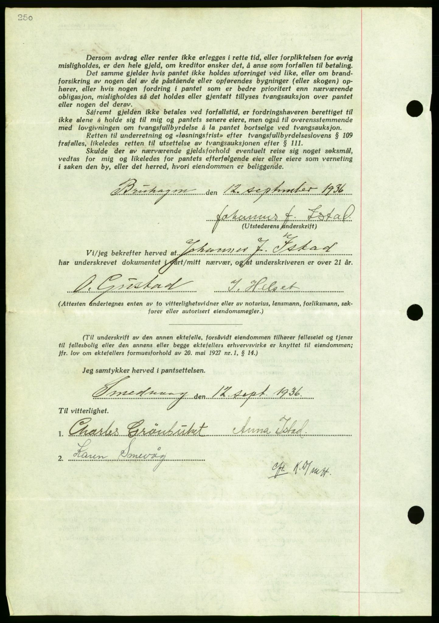 Nordmøre sorenskriveri, AV/SAT-A-4132/1/2/2Ca/L0090: Pantebok nr. B80, 1936-1937, Dagboknr: 2362/1936