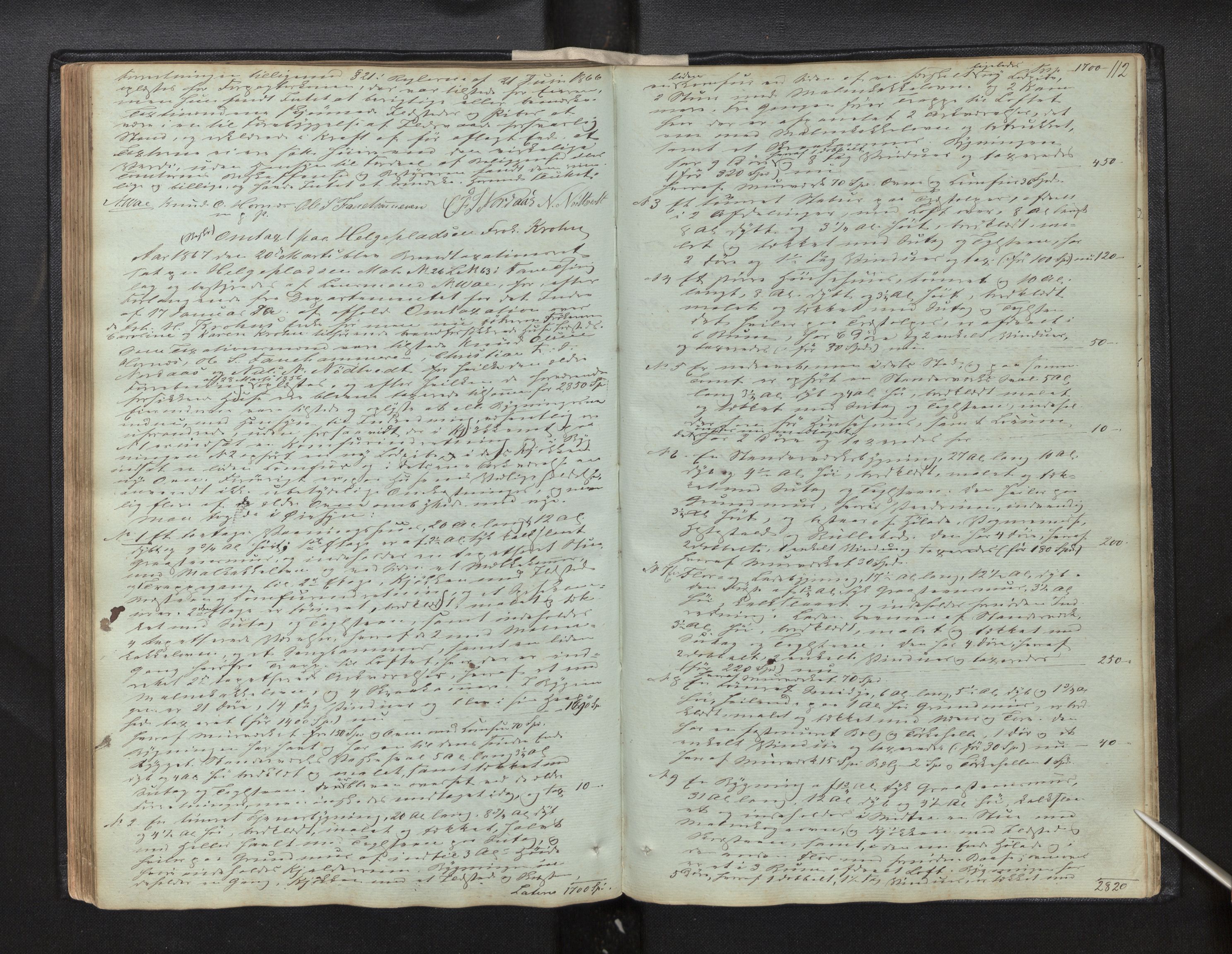 Lensmannen i Fana, AV/SAB-A-31801/0012/L0001: Branntakstprotokoll, 1847-1867, s. 111b-112a