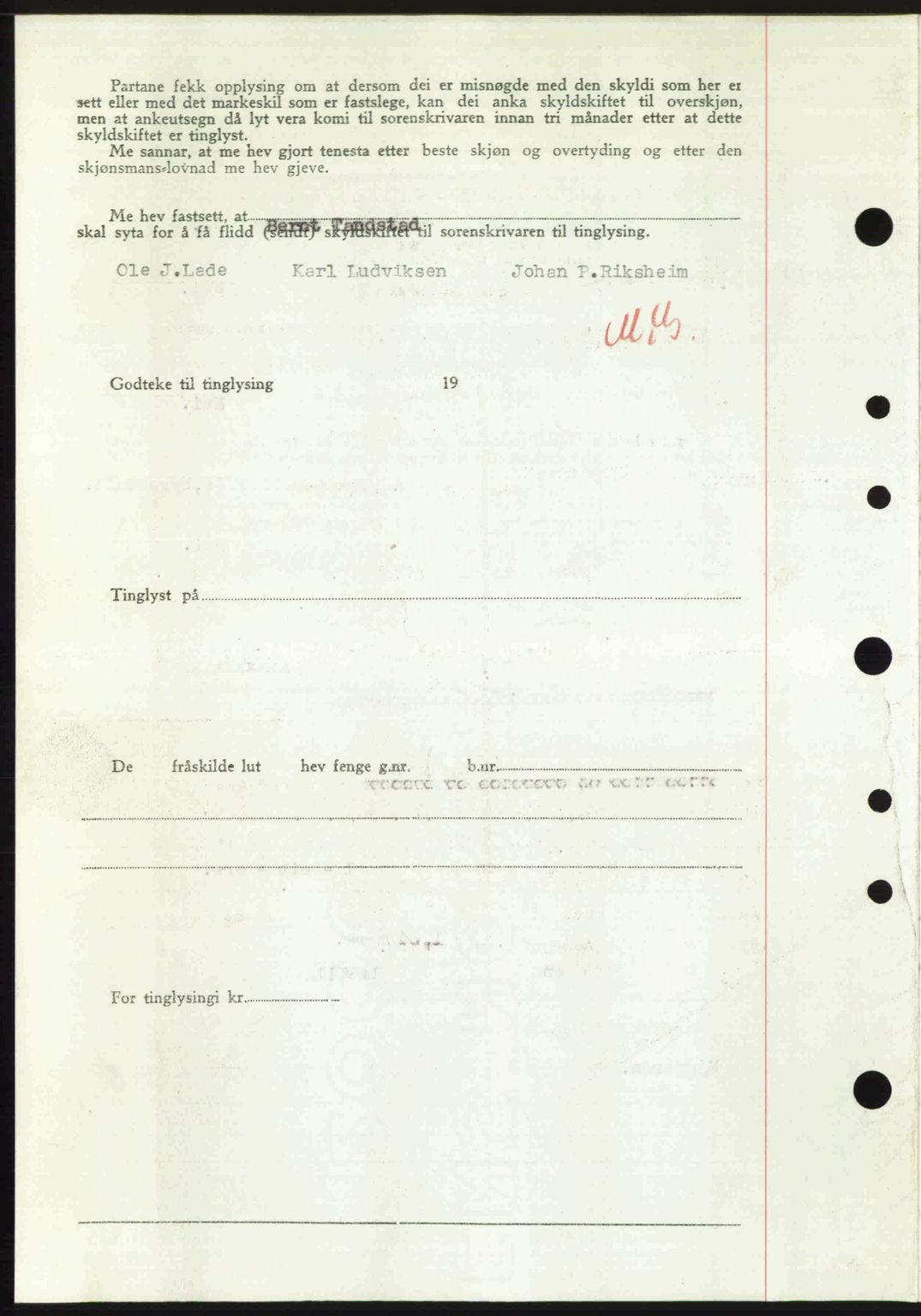 Nordre Sunnmøre sorenskriveri, AV/SAT-A-0006/1/2/2C/2Ca: Pantebok nr. A34, 1950-1950, Dagboknr: 827/1950