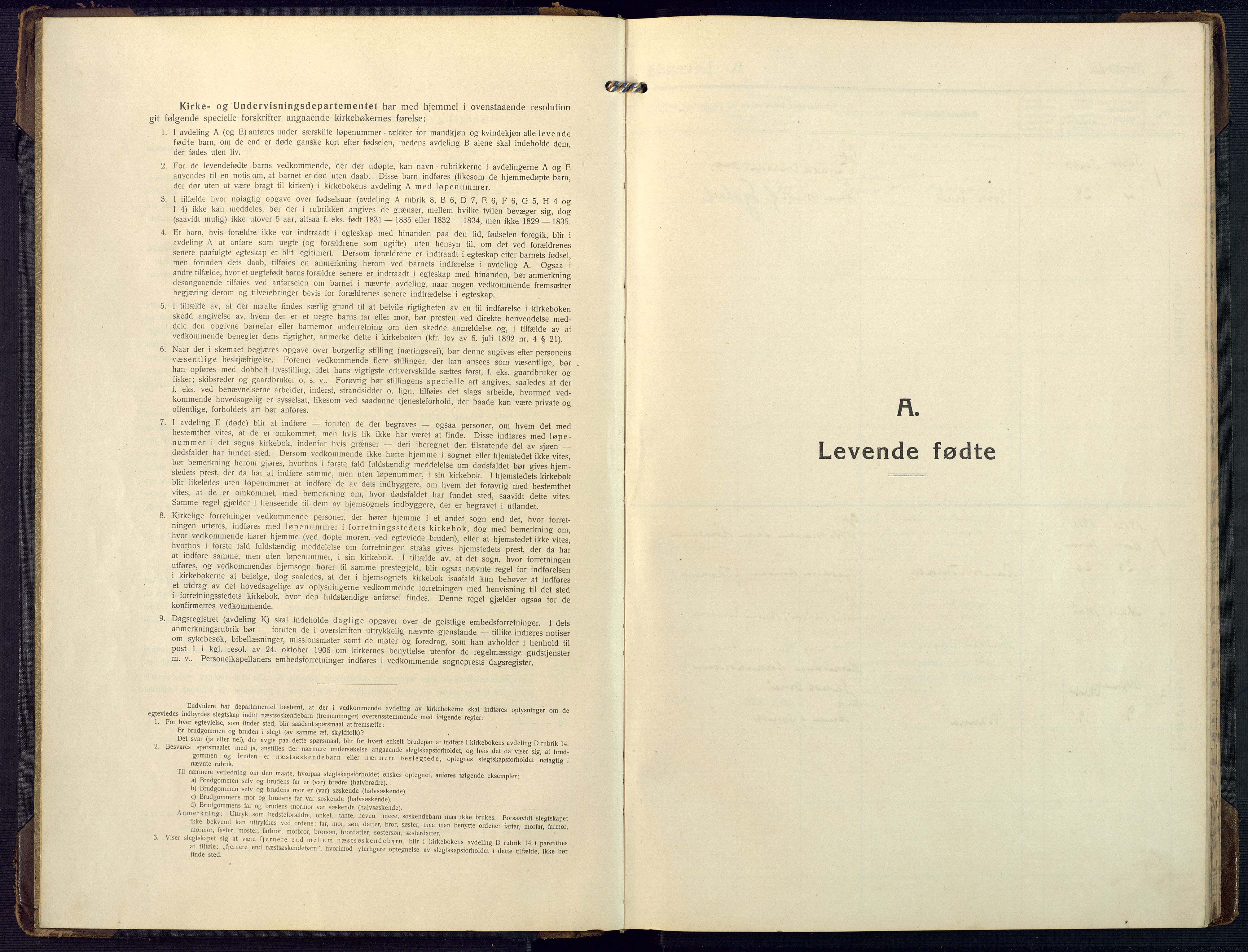 Mandal sokneprestkontor, AV/SAK-1111-0030/F/Fa/Fab/L0003: Ministerialbok nr. A 3, 1913-1933